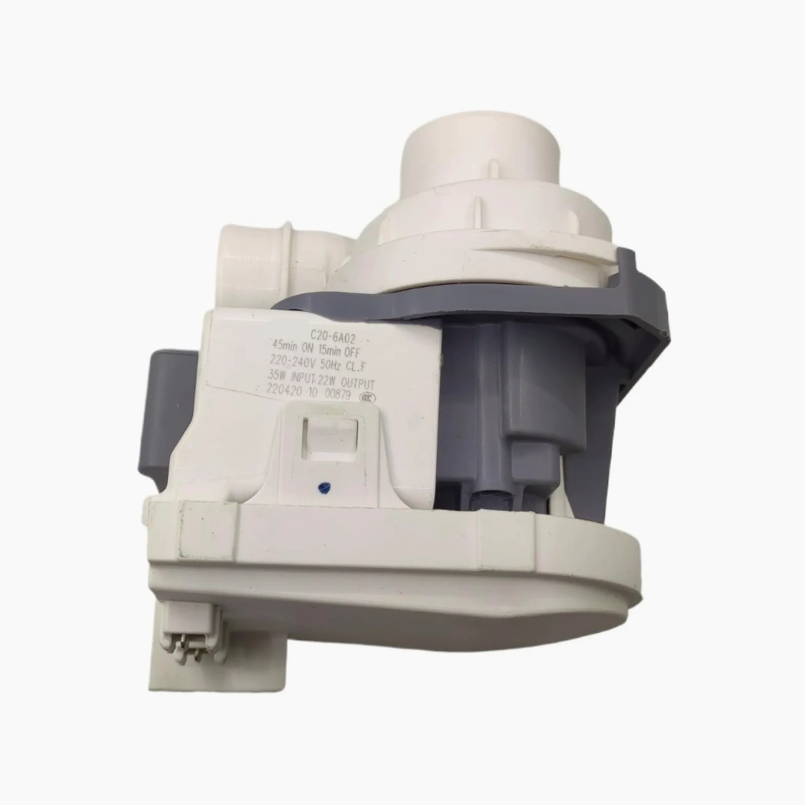 Motor De Bomba De Desagüe For Lavavajillas, Compatible Con Midea, C20-6A02, 35 W, 220-240 V, 50 Hz. Piezas De Repuesto For Lavavajillas.