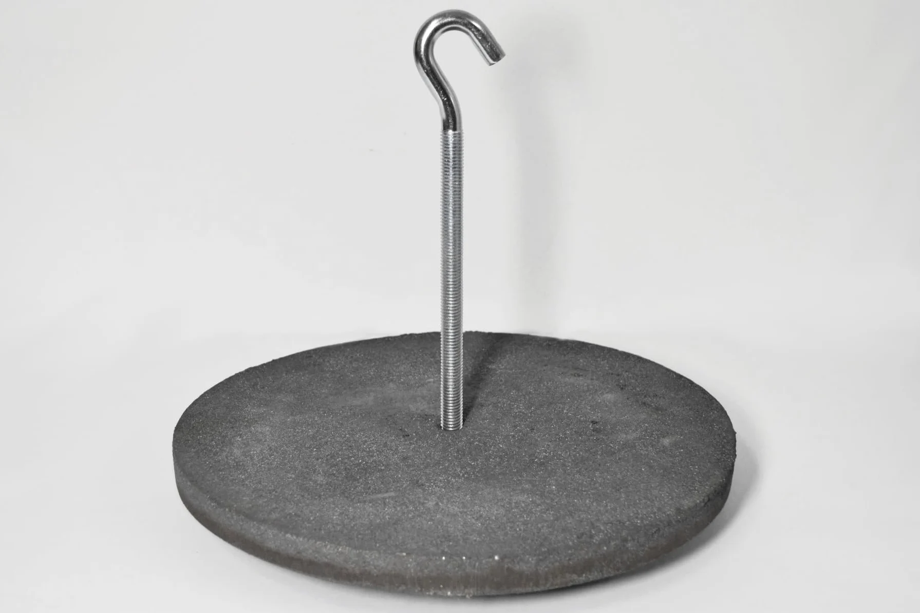 SEZAM Deflector de chimenea con soporte para horno, placa deflectora de hierro fundido para caldera de 17,5/20/30 cm (30 cm – CA152B)