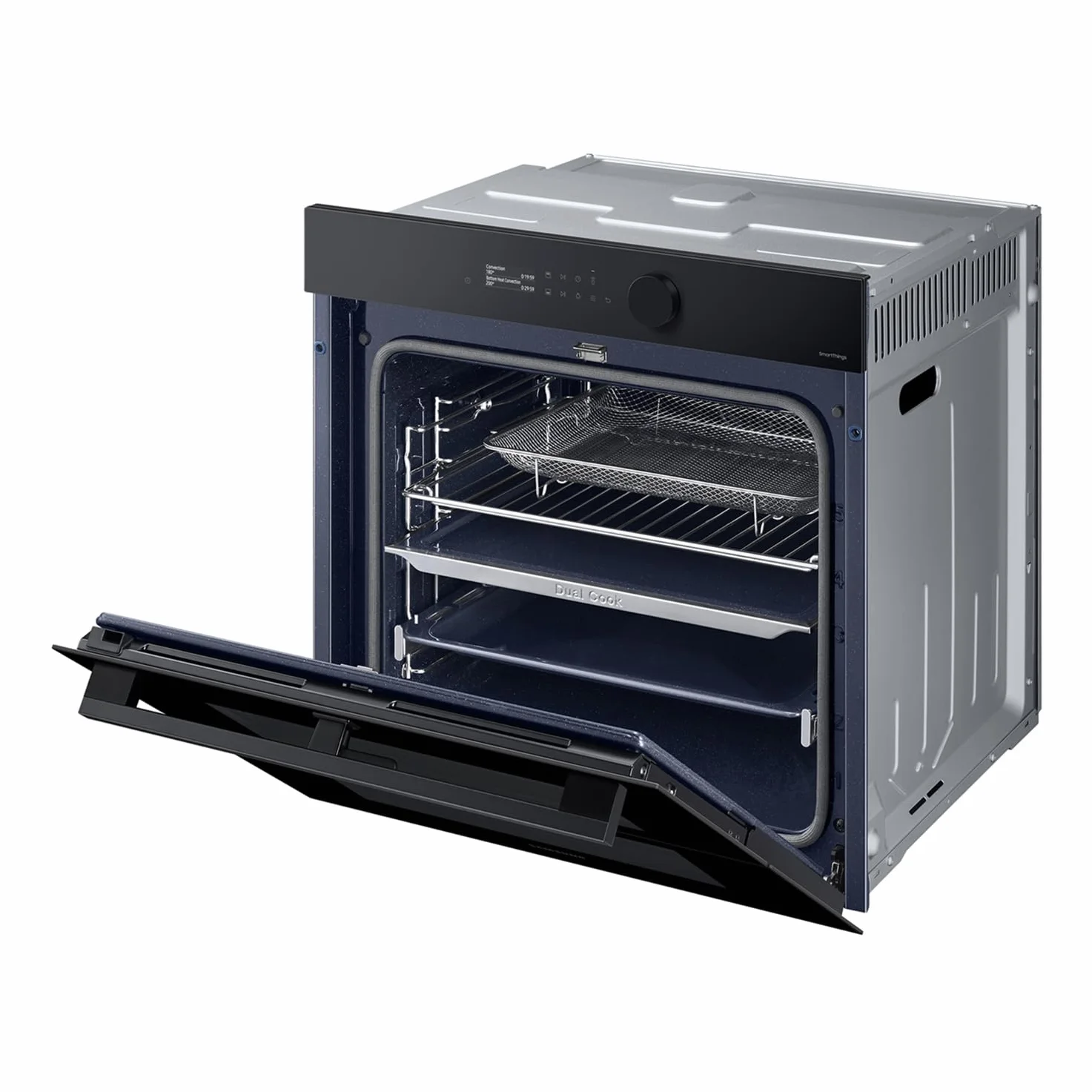 Samsung NV7B5750TDK, Horno Pirolítico 76L Dual Cook Negro [Clase de eficiencia energética A+]