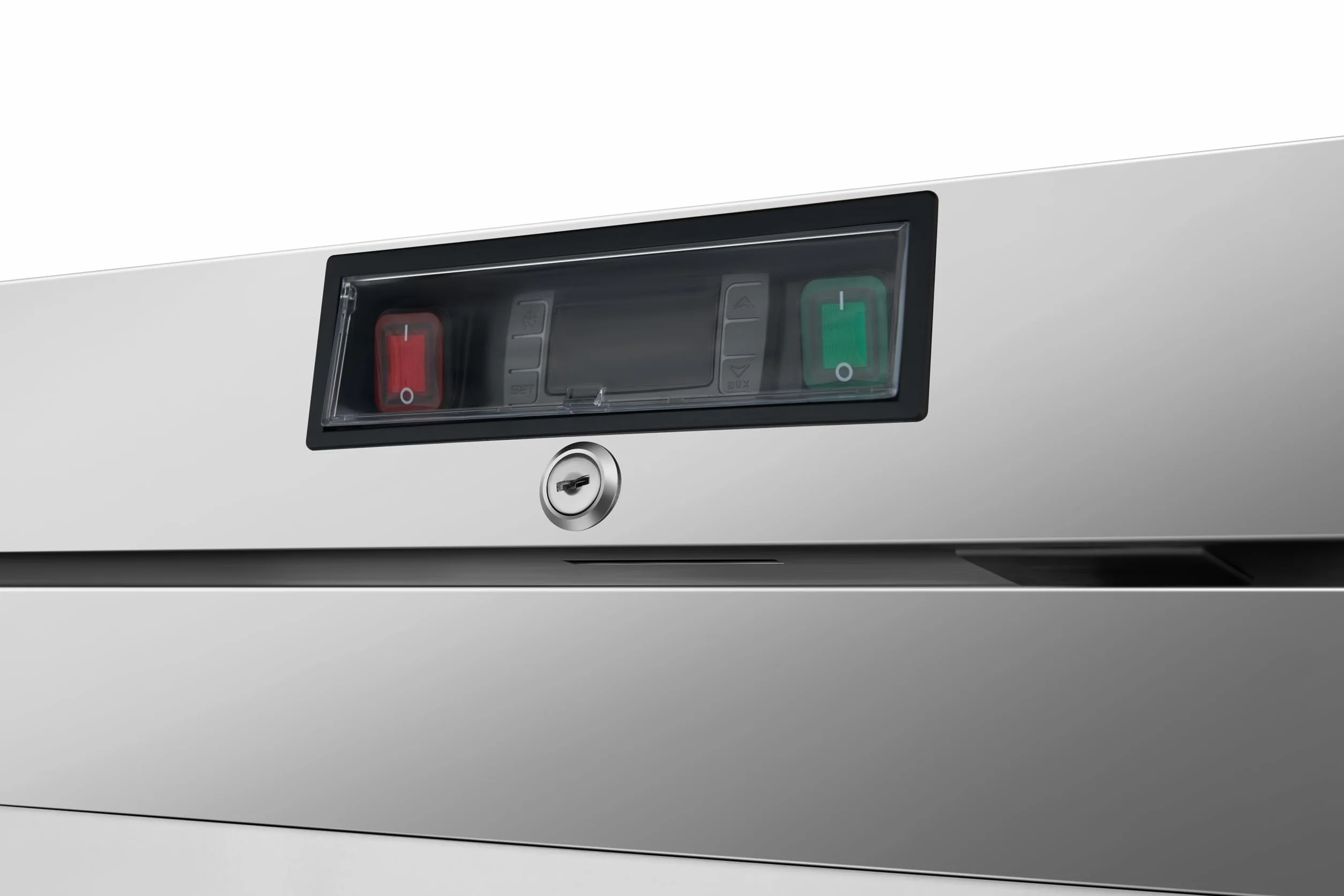 METRO Professional Congelador Vertical GFR6600SG 380 L 77.5x72x188.5 cm 5 Estantes Plata