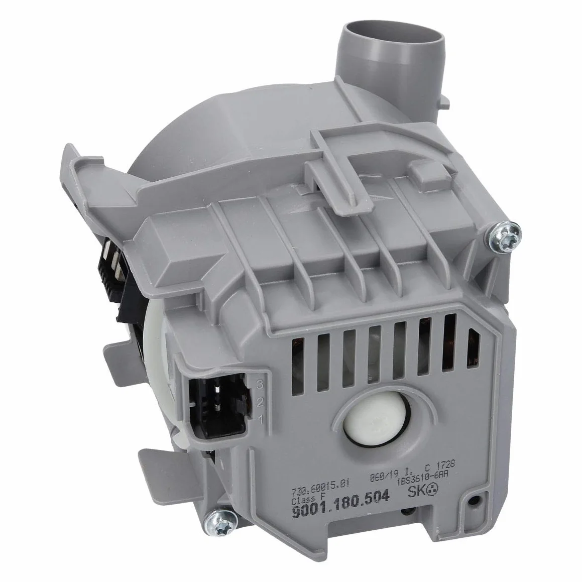 Bosch Siemens 12014980 - Bomba de calefacción original, bomba de circulación, motor principal, 1BS3610-6AA, lavavajillas también Constructa Balay Gaggenau