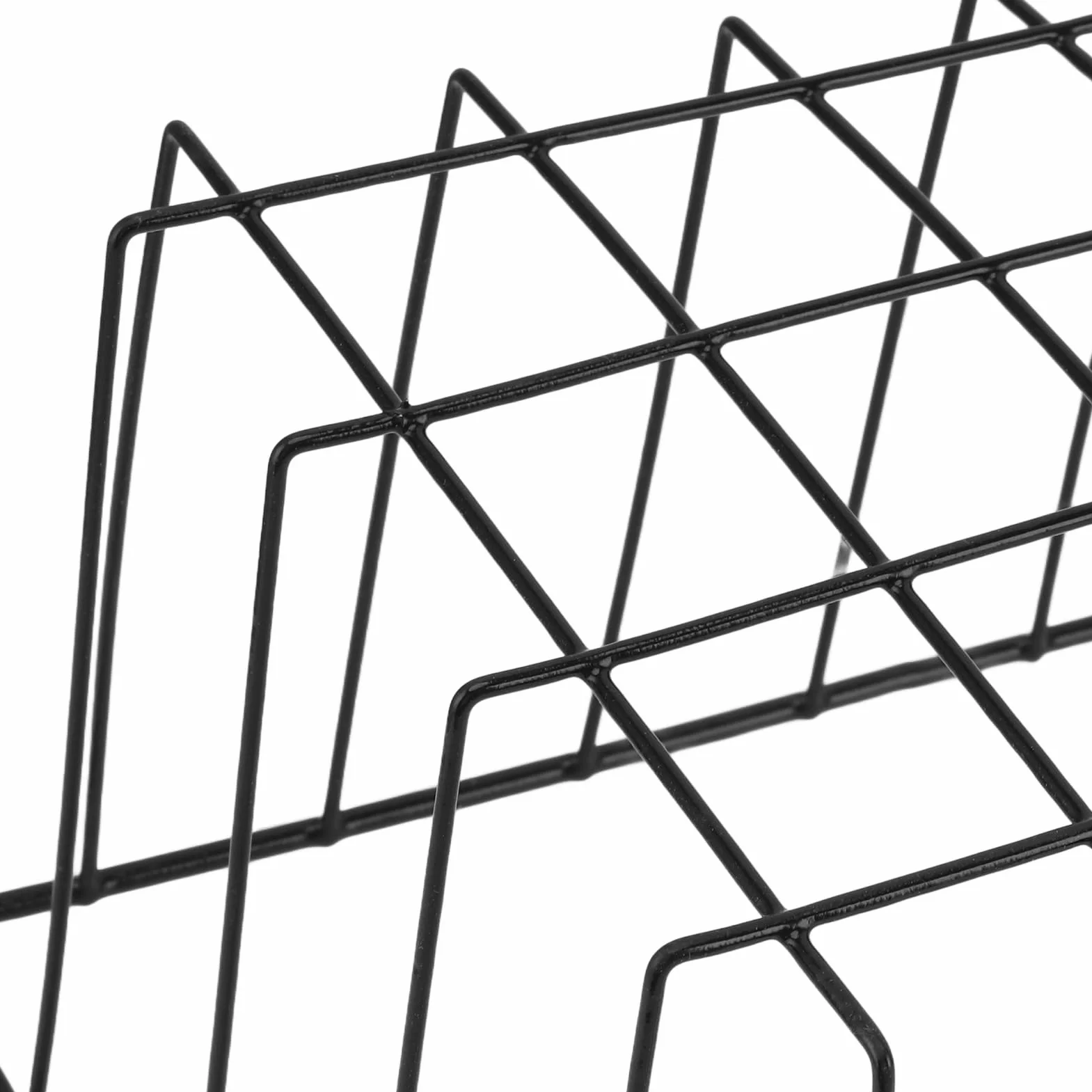 TOPINCN 2 Uds Cesta de Almacenamiento de Alambre para Congelador, Caja Organizadora, Estante, Soporte para Cesta de Congelador para Nevera, Cesta de Comestibles, (Largo 48,5 cm x Ancho