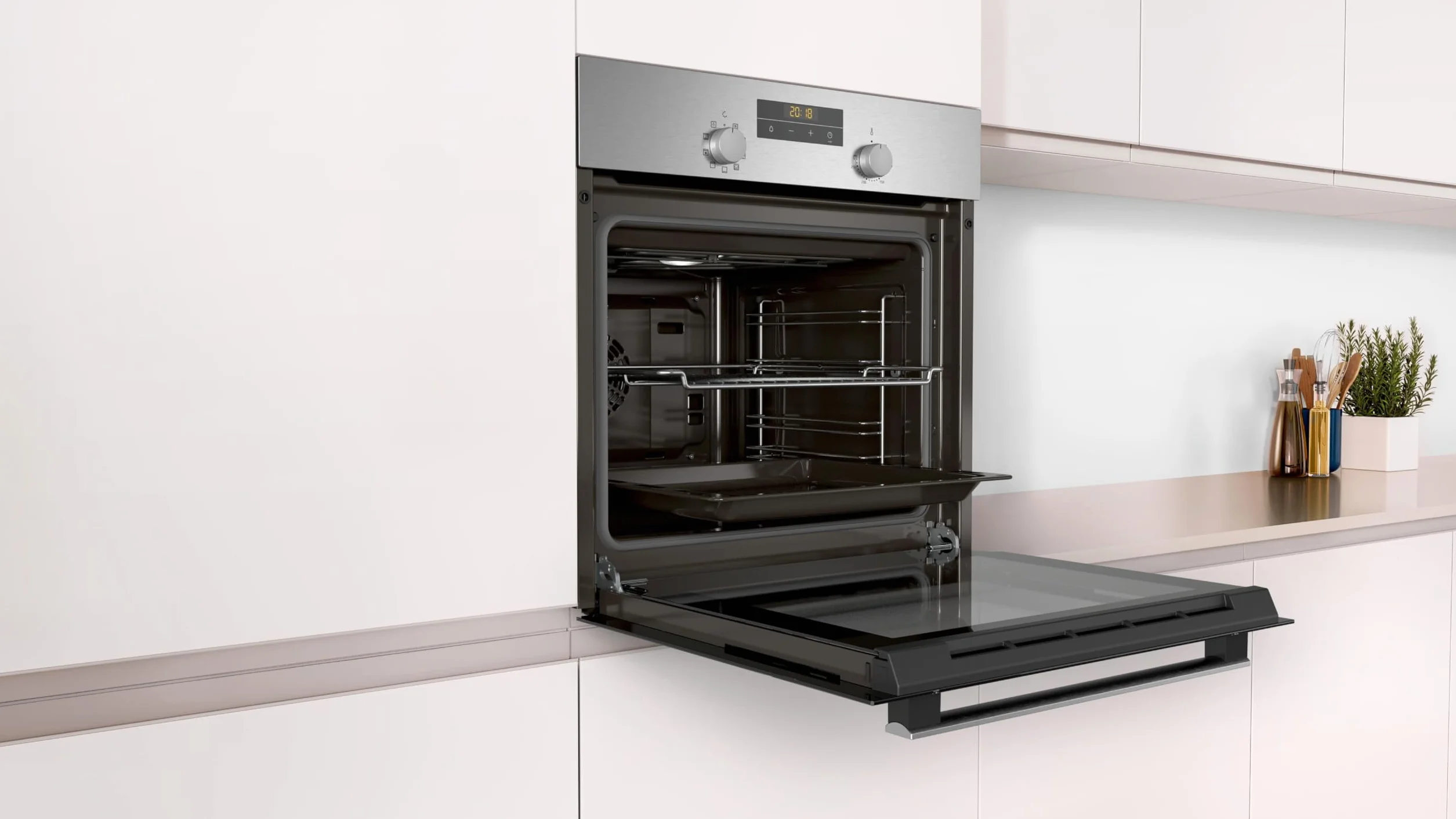 Balay Horno Multifunción 60 cm 7 Funciones Negro Acero Inoxidable 3HB2030X0