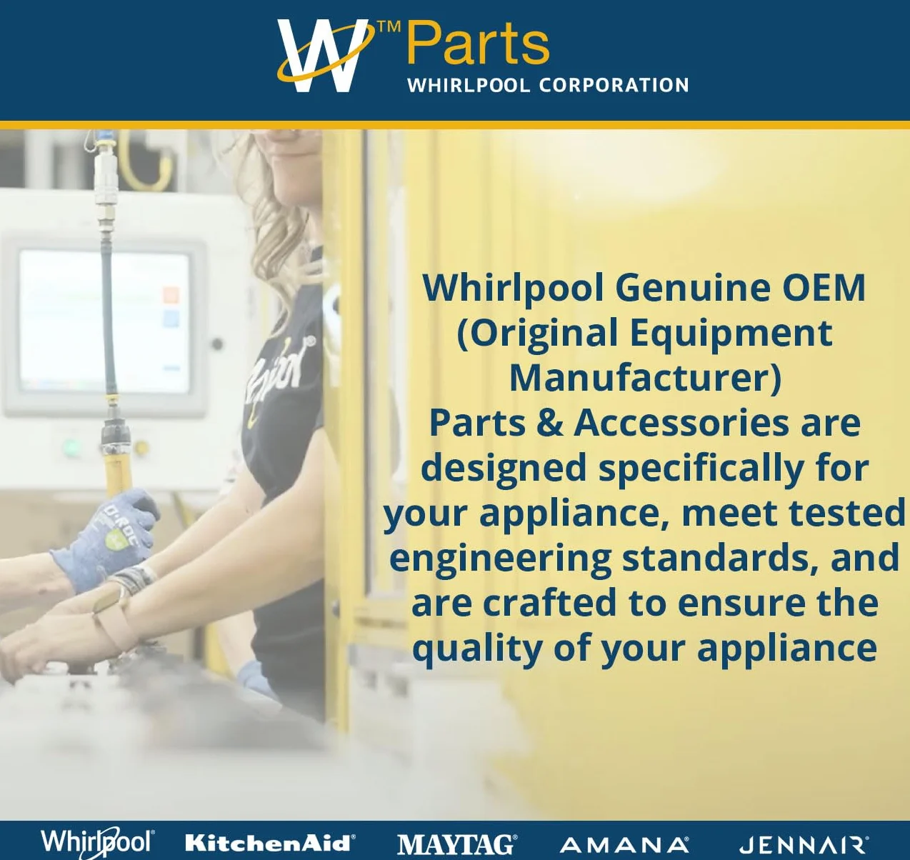 Whirlpool Repuesto de máquina de hielo para refrigerador Amana (se adapta a la mayoría de refrigeradores Amana de último modelo. Solo máquina de hielo, arnés o accesorios no incluidos)