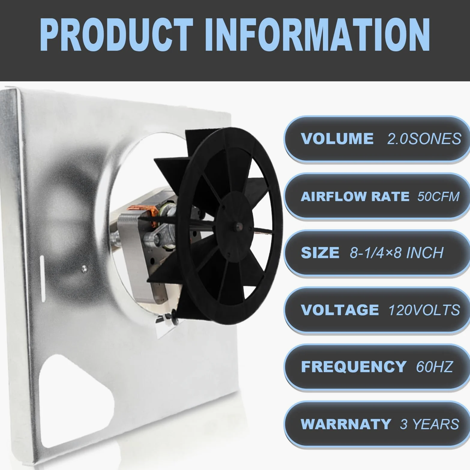Motor de ventilador 678 para nutone
