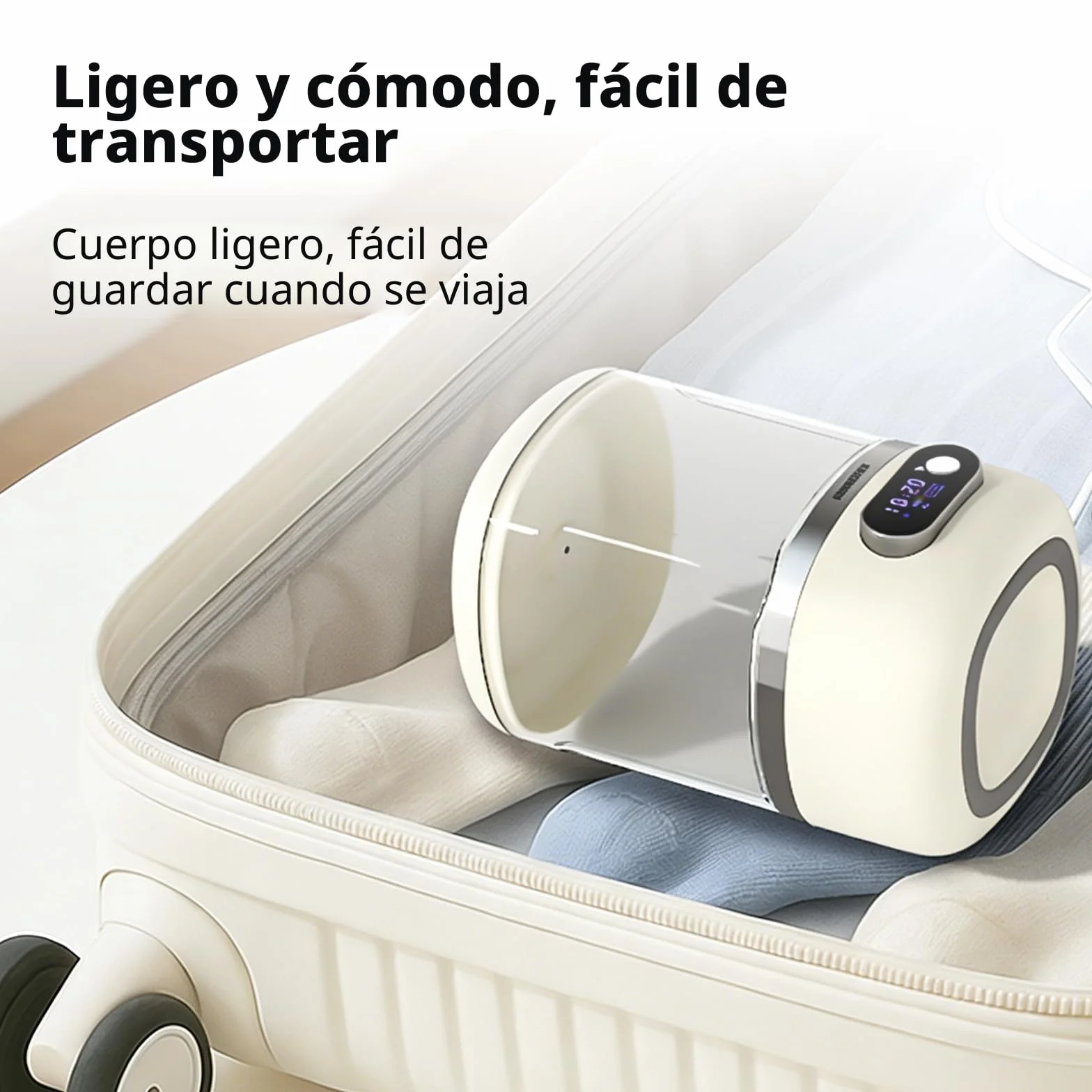 Mini Lavadora Portátil Recargable Inalámbrica 1L Compacta para Sujetadores y Ropa Interior