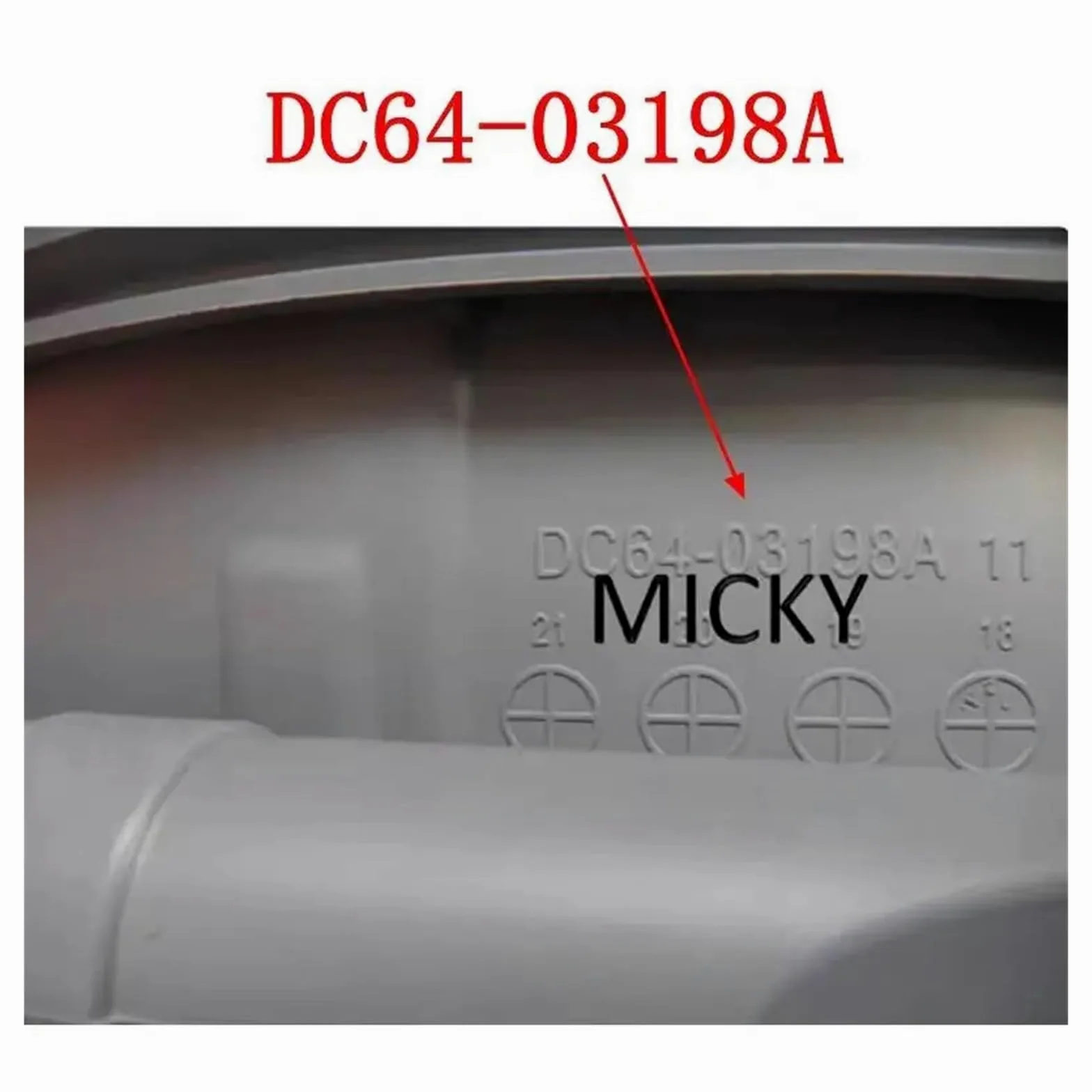 Anillo De Sello De Puerta, Compatible Con Lavadora DC64-03198A, Piezas De Arandela De Goma De Sellado