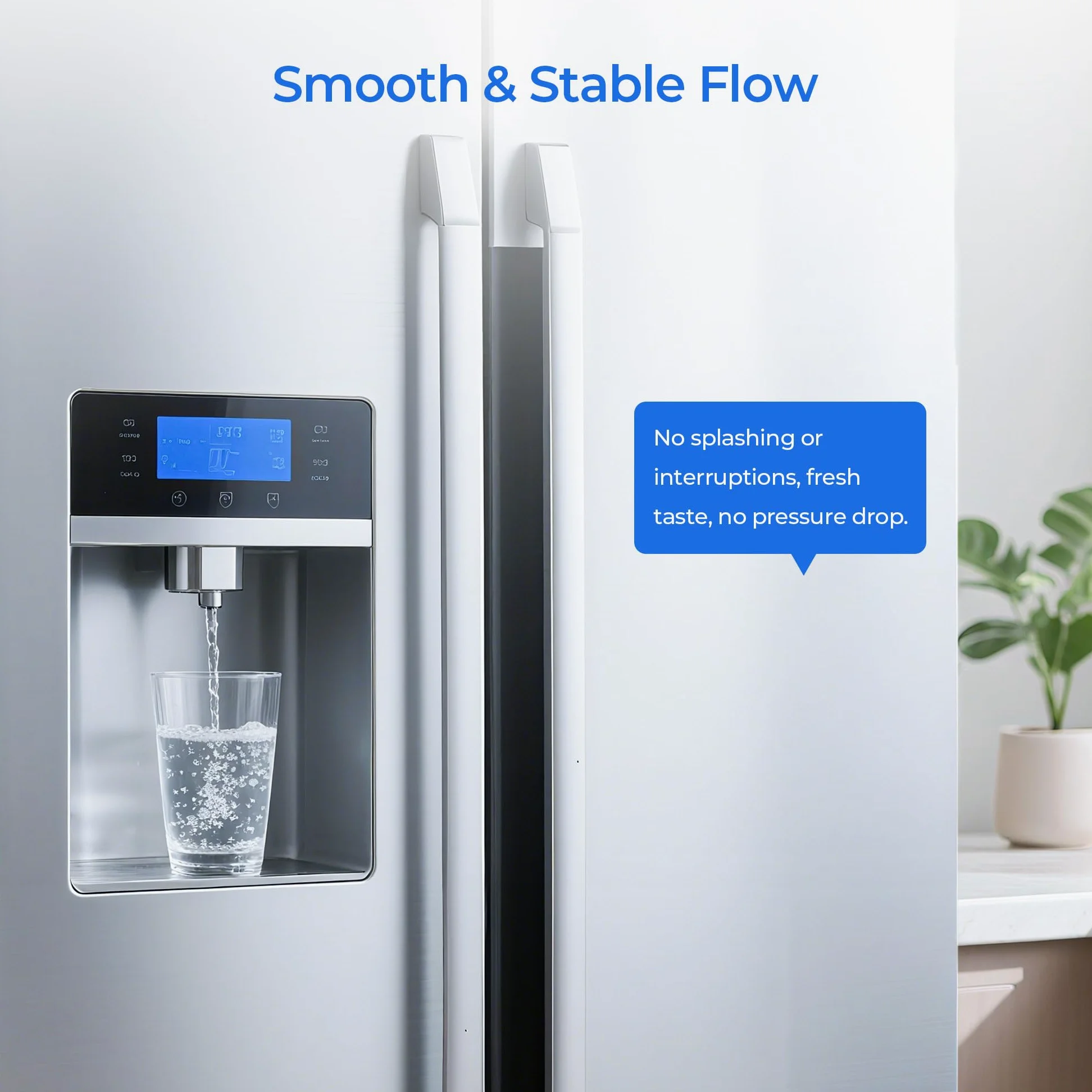 Filtro de agua MIWF6200, MRS26D5AST, MRS26D7AST, paquete de 3 | Compatible con Midea MRQ22D7AST, MF-2008-R2, Sharp SJWF200, SJG2254FS, Thor Kitchen WF200, Zline MIWFT2100, RFM-W-36