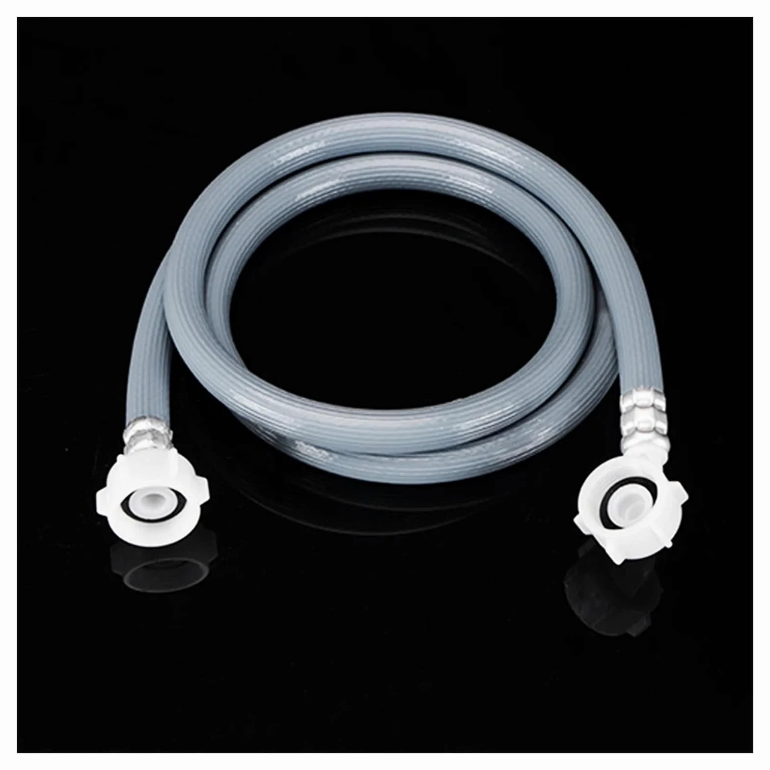 Manguera De Lavadora De PVC De 0,6 M-8 M Con Codo De 90 Grados, Con Conector De 3/4 De Pulgada, Manguera De Suministro For Entrada De Agua De Lavavajillas(8M)