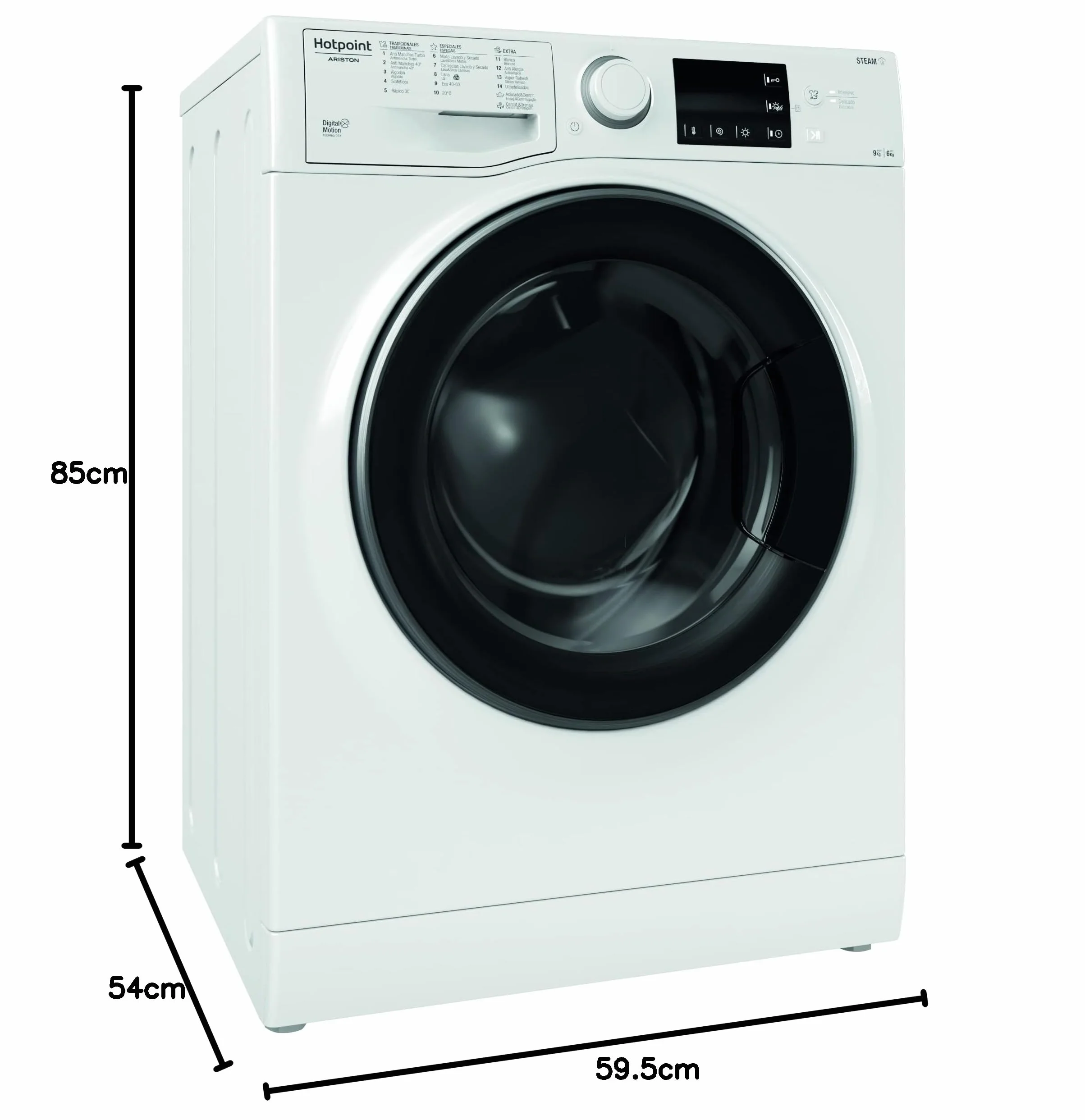 HOTPOINT Ariston Lavadora Secadora RDG964348WDVSPT 9Kg 1400Rpm