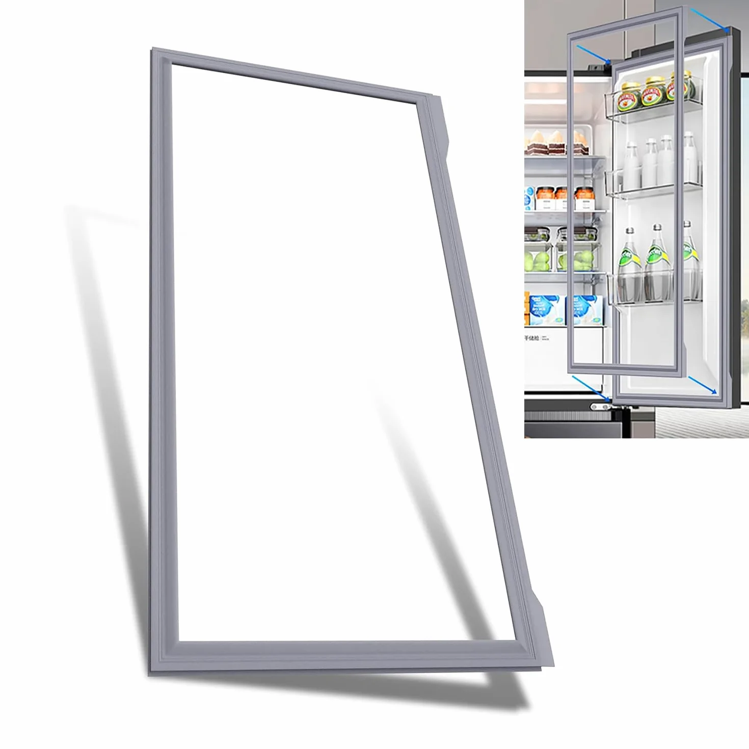 Junta de Goma magnética para Puerta de refrigerador o congelador Personalización Universal