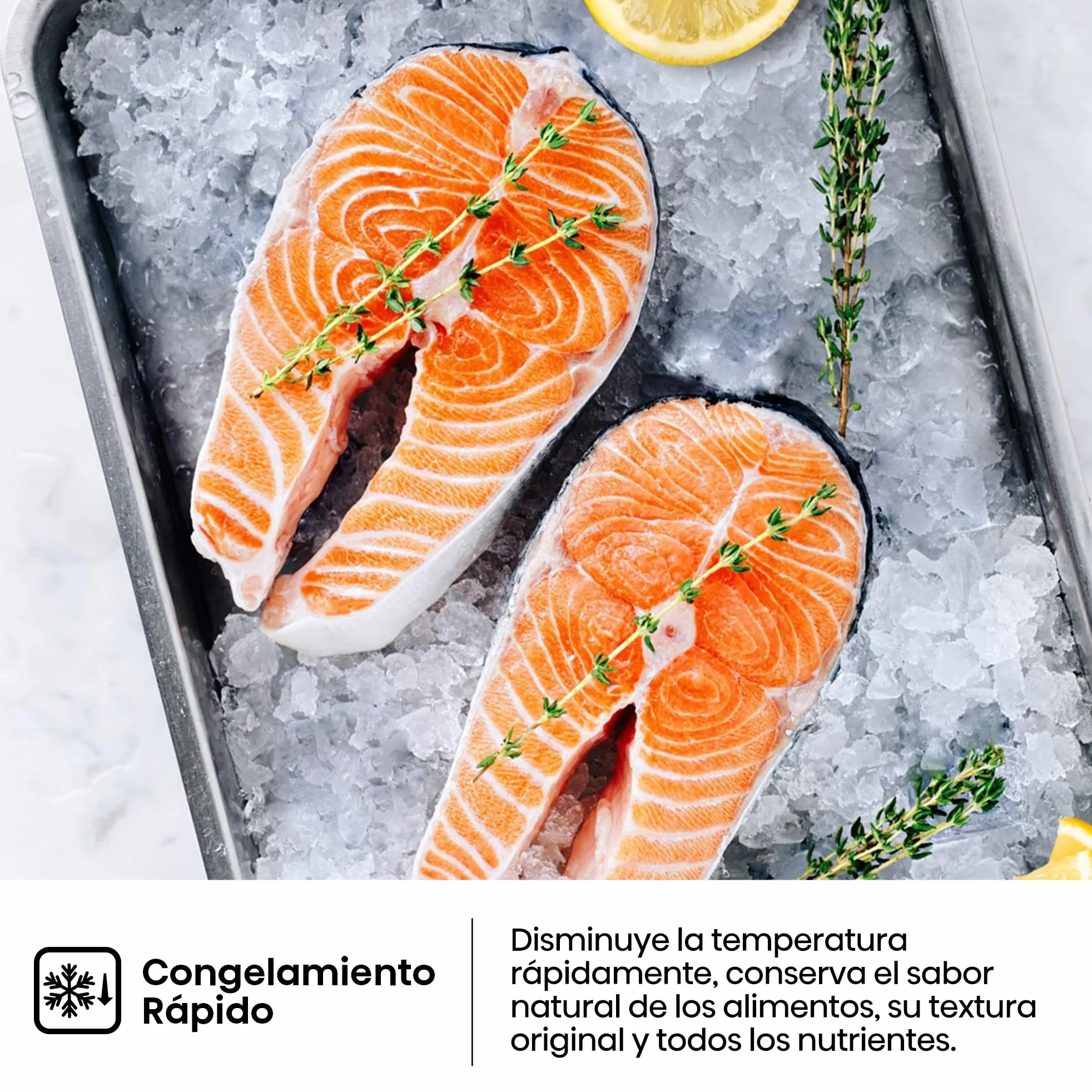 Hisense FT3K310SEWE1 - Congelador Una Puerta Total No Frost Kitchen Fit, 312L, 186cm, Ventilación Inferior, Congelamiento Rápido, Tirador de Apertura Fácil, Apertura de Puerta 90º, WiFi, Blanco