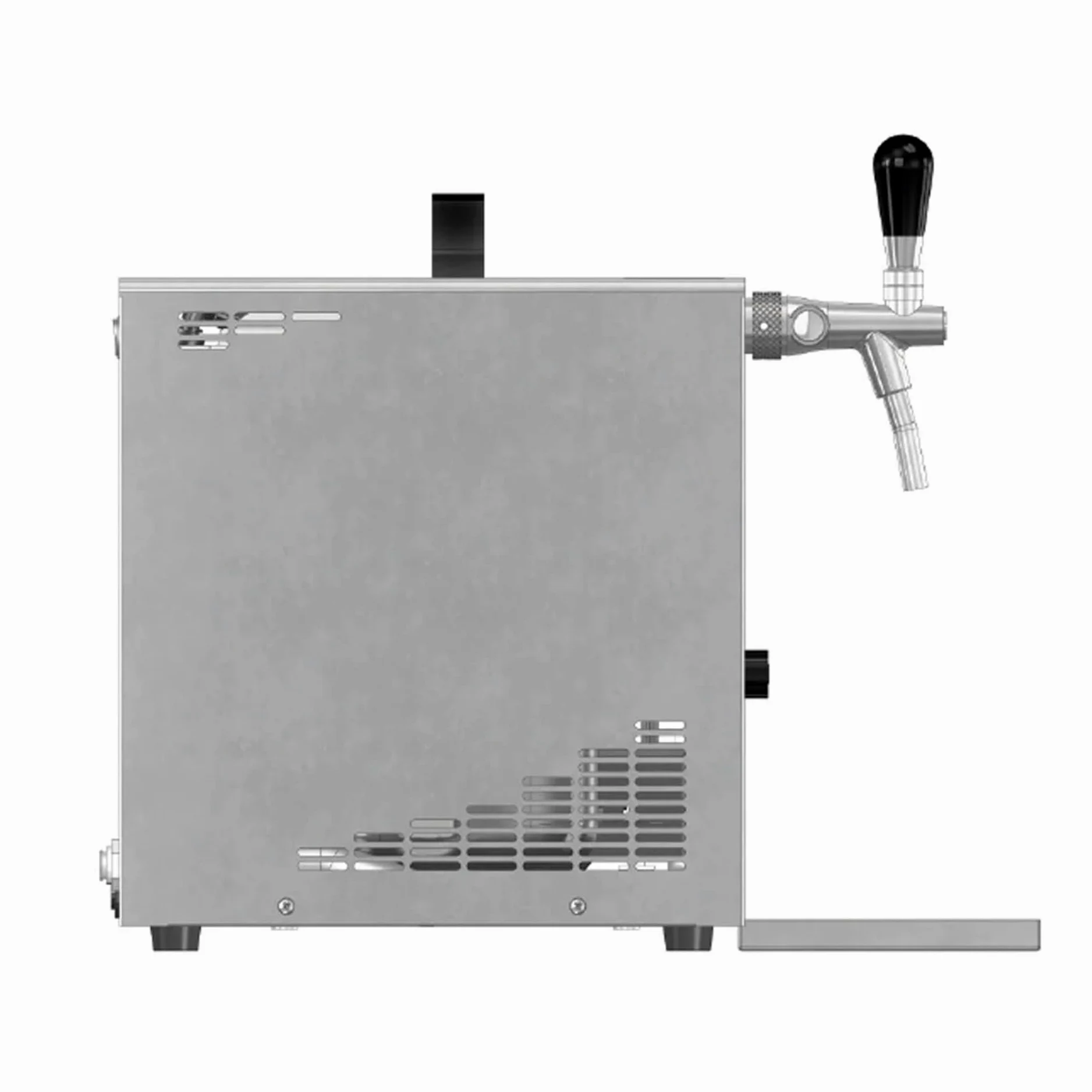 Juego de todo cabezal de tirador de cerveza bajo mostrador con enfriador en seco Pygmy 25 LE, 30 l/h, columna de tirador Green Line, incluye cabezales de grifo