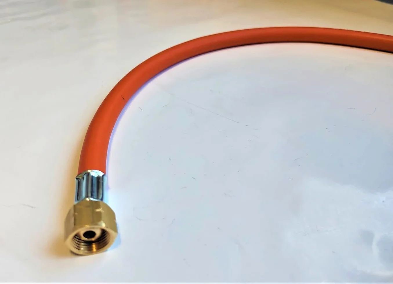 Manguera de gas propano butano | 500cm (5m) | DN 5 Type 21 - Conector LKS 3/8" pulgada | Manguera de gas para conexión rápida y conexión a una bombona de gas o cocina