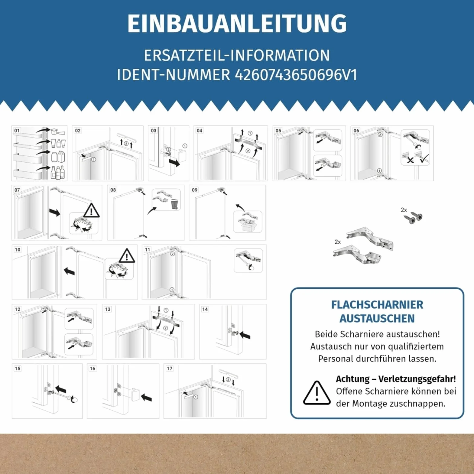 LUTH Premium Profi Parts Bisagra de puerta compatible con Bosch Siemens Neff Refrigerador 12004051 Miele 5433021