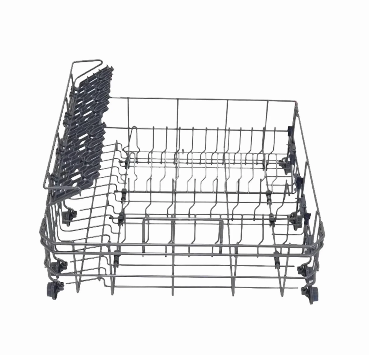 Compatible Con Midea, Cesta De Repuesto For Lavavajillas Con Tirador Azul, Cesta For Cubiertos For Lavavajillas