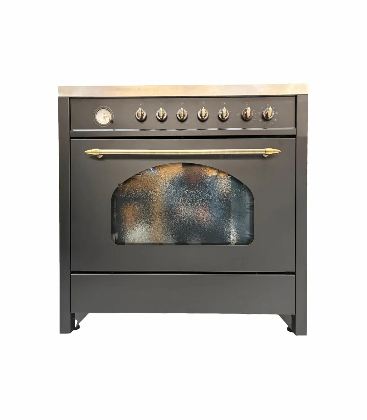 SOLTHERMIC® COCINA 90X60 VTI90ANEGRA INDUCCION HORNO 105L / ALTA GAMA