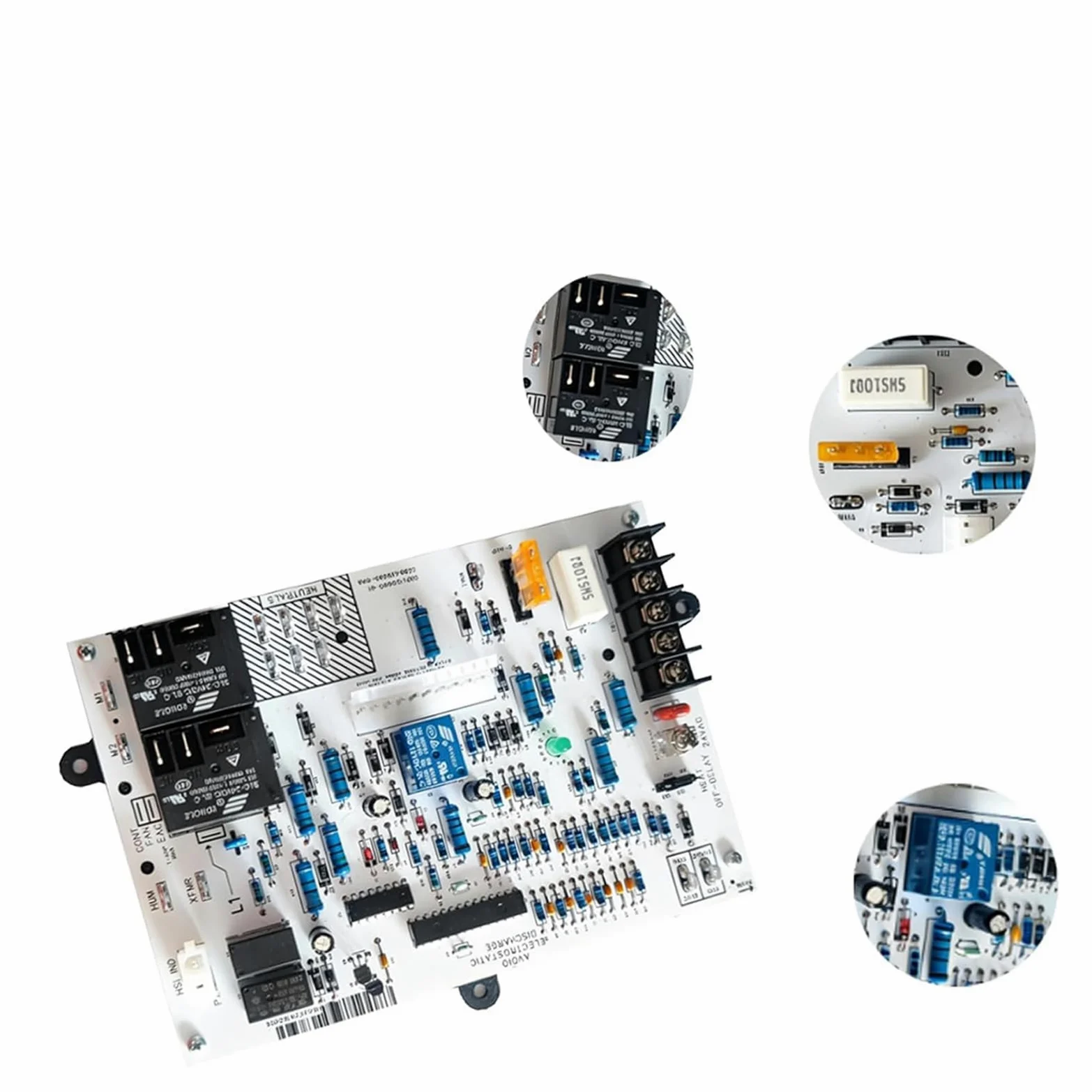 Circuito de placa de control de hornos de respuesta rápida, compatibilidad universal, fácil reemplazo para aparatos de calefacción, reemplazo de control