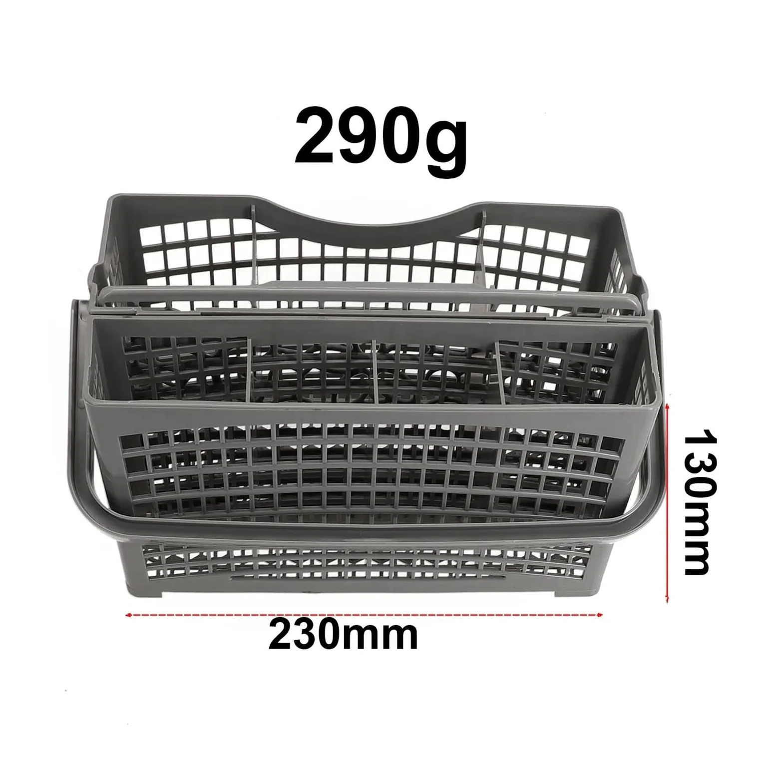 Cesta de cubiertos universal duradera de repuesto, se adapta a la mayoría de los lavavajillas, almacenamiento perfecto para organizar la cocina, solución de ahorro de espacio para un lavado eficiente