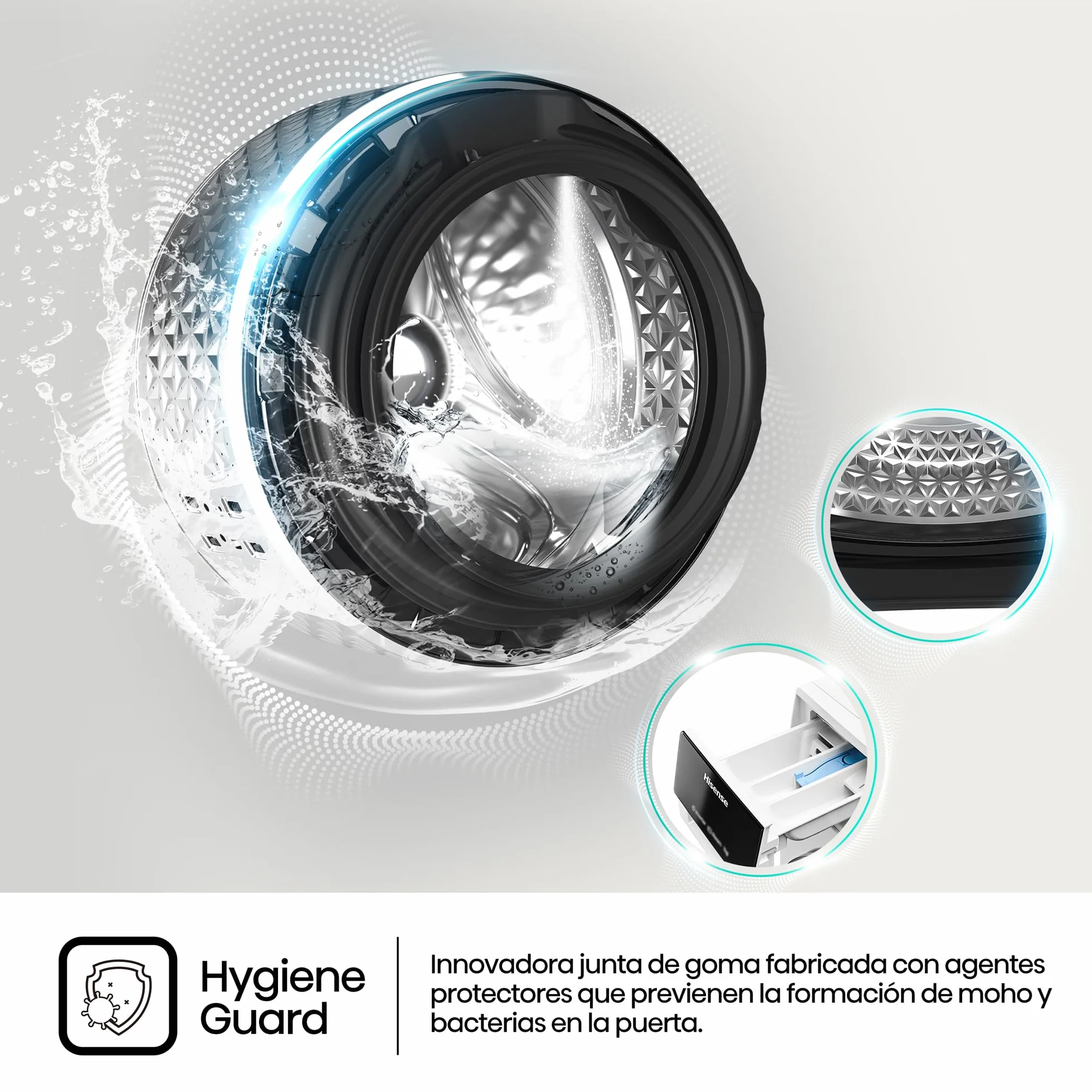 Hisense Lavadora Secadora 9/6Kg 1400 RPM 60cm 15 Programas Inverter Serie 3S