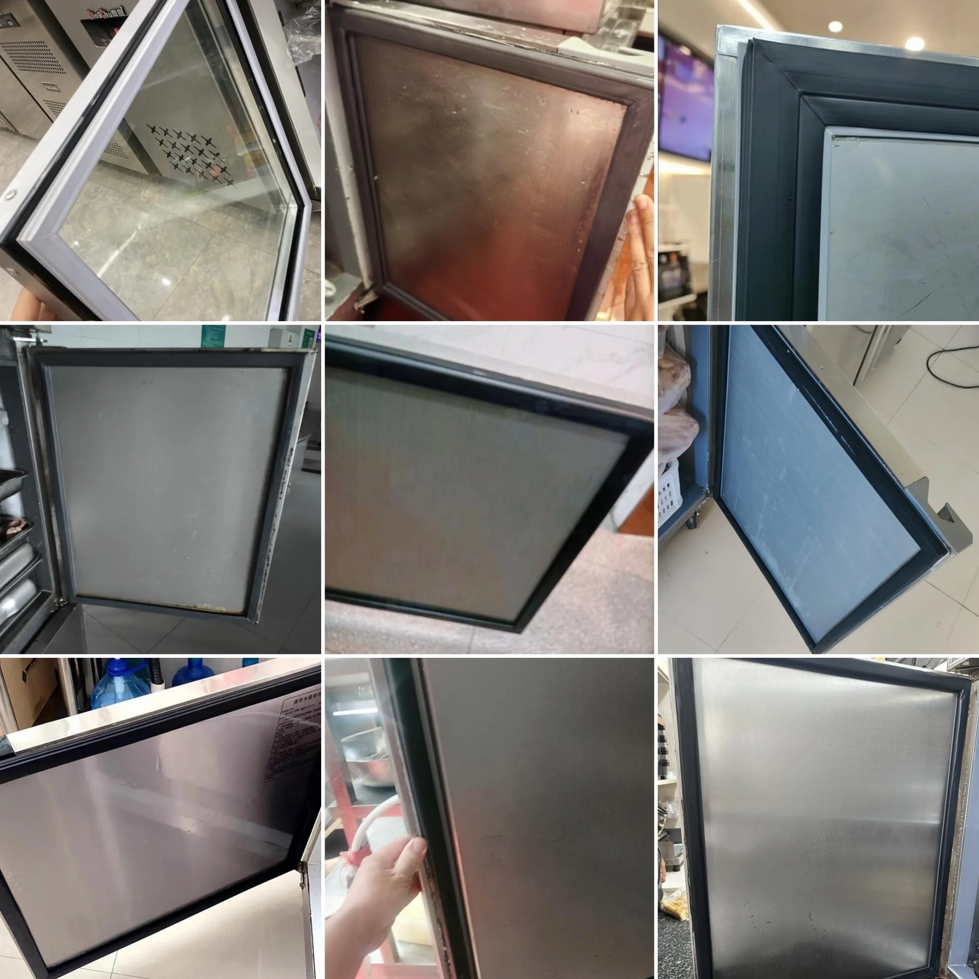 Universal Junta Puerta para Congelador Frigorífico Refrigerador Nevera Magnética Sello Junta de Goma,Negro