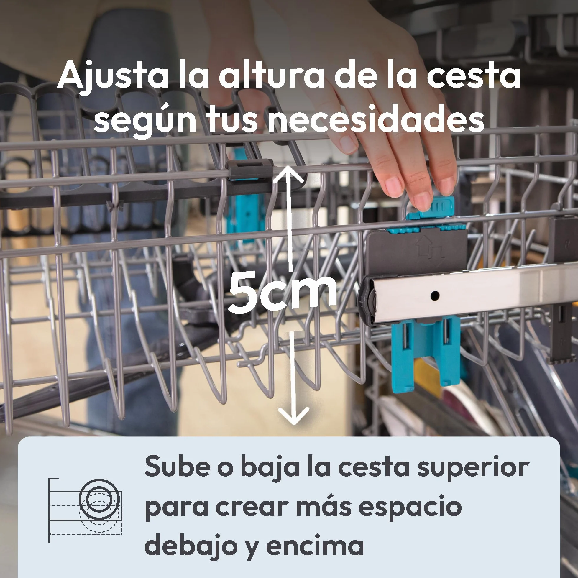 Candy Rápido CF 5C7F1X Lavavajillas 60 cm 15 Servicios WIFI Motor Inverter Inox