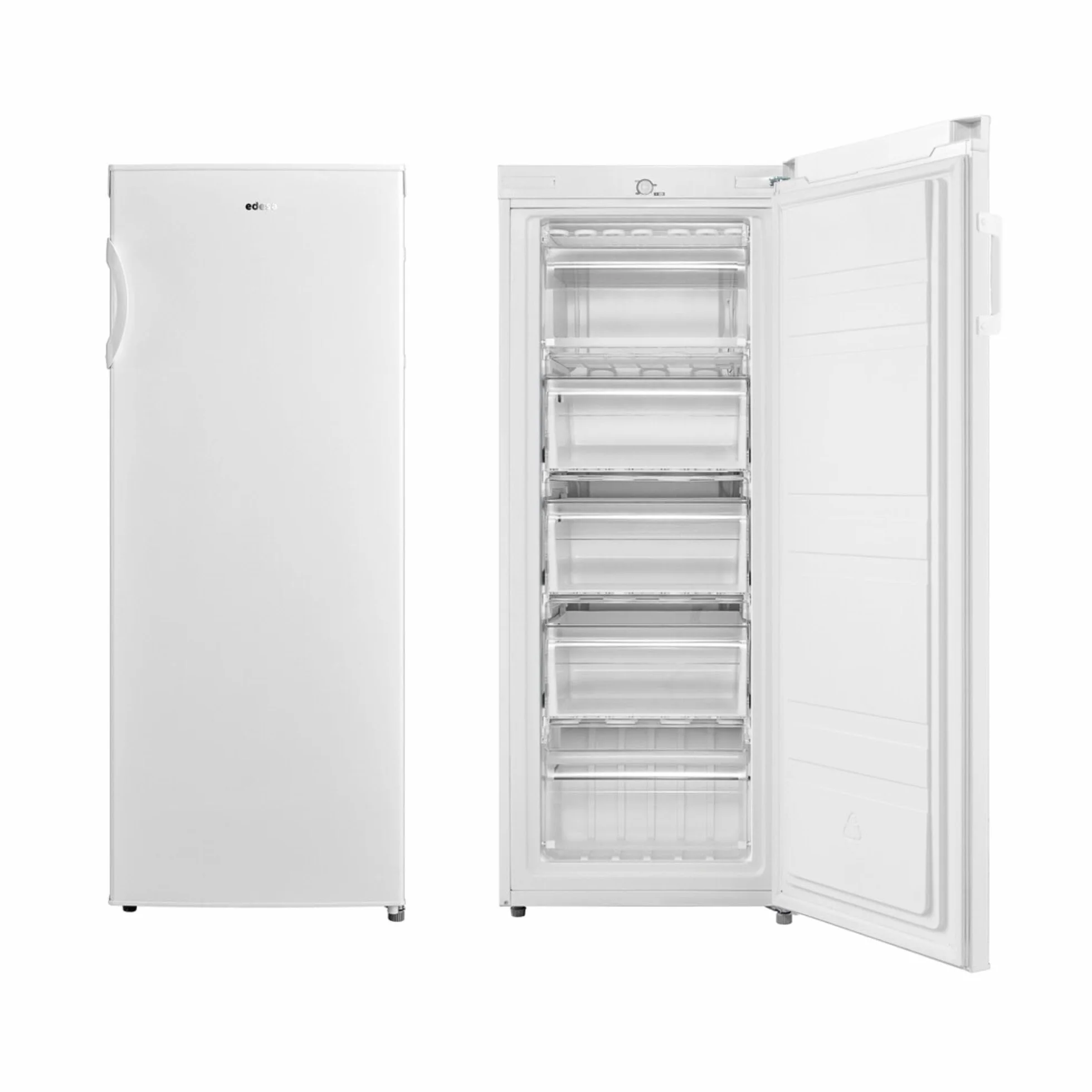 CATA CONGELADOR EZS-1412 WH/A Sin Escarcha Capacidad Neta 160L Consumo Eléctrico 183 KW/Año Puerta Reversible Eficiencia Energética E Luz LED Color Blanco