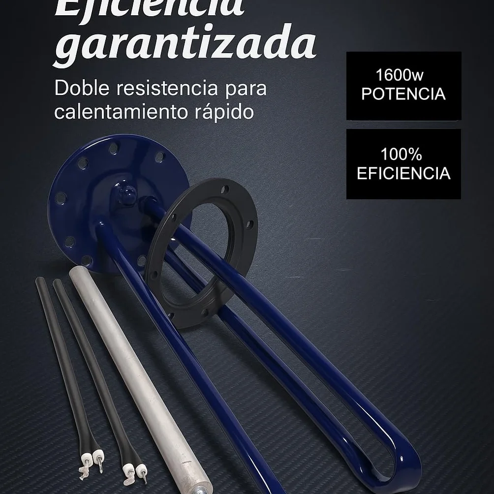 KIT Completo Portavainas FAGOR | Incluye 2 Resistencias 800W (1600W Total), Junta y Ánodo | Recambio de Reparación Esencial | Potencia y Protección Anticalcárea