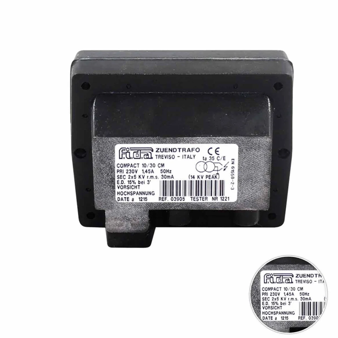 Recamania Transformador Quemador para GASÓLEO FIDA