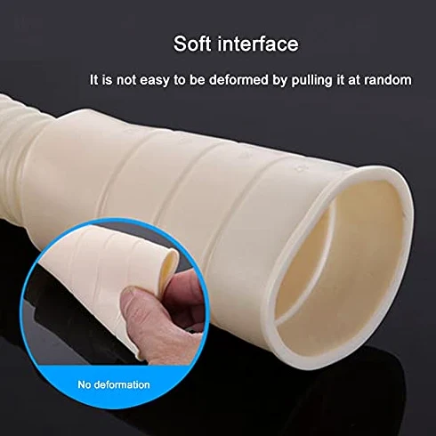 Extensión de manguera de drenaje para lavadora, tubo de drenaje automático universal, compatible con la mayoría de lavadoras, construcción resistente, ideal para drenaje de lavabo