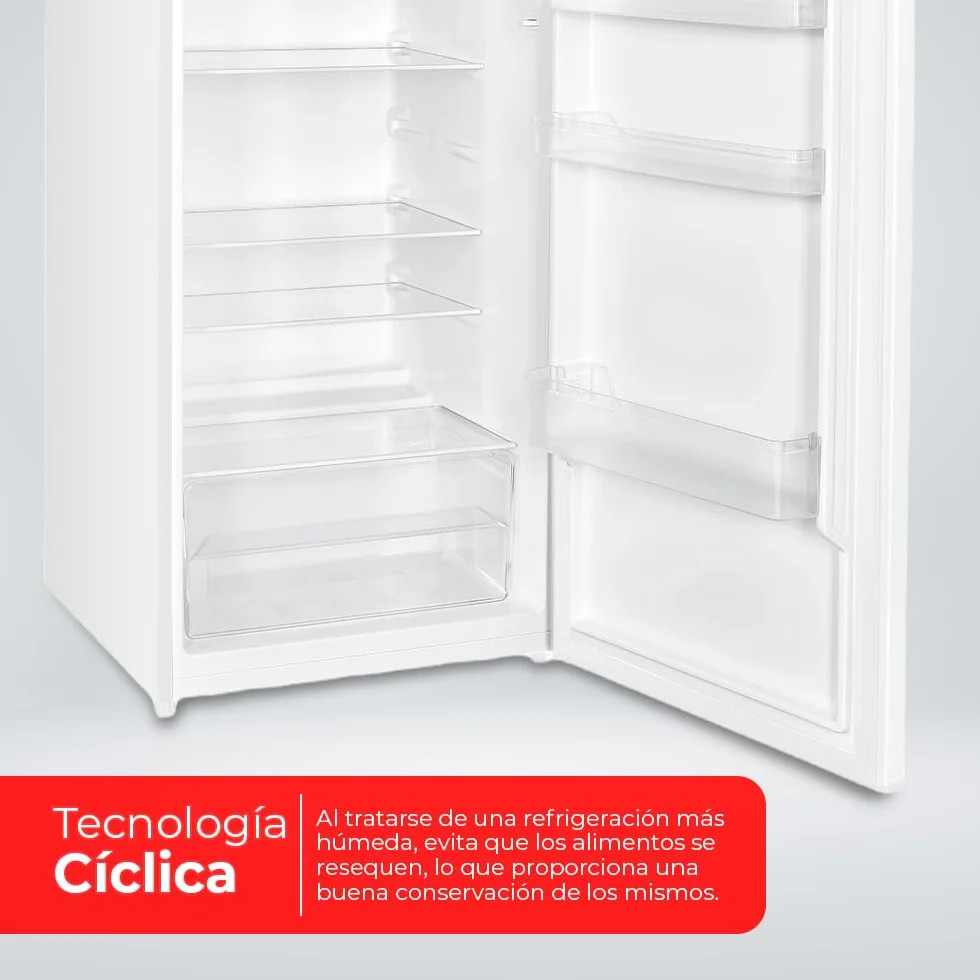 Nilson Frigorífico 2 Puertas Blanco NF145500E 206 L Puerta Reversible Eficiencia Energética Clase E