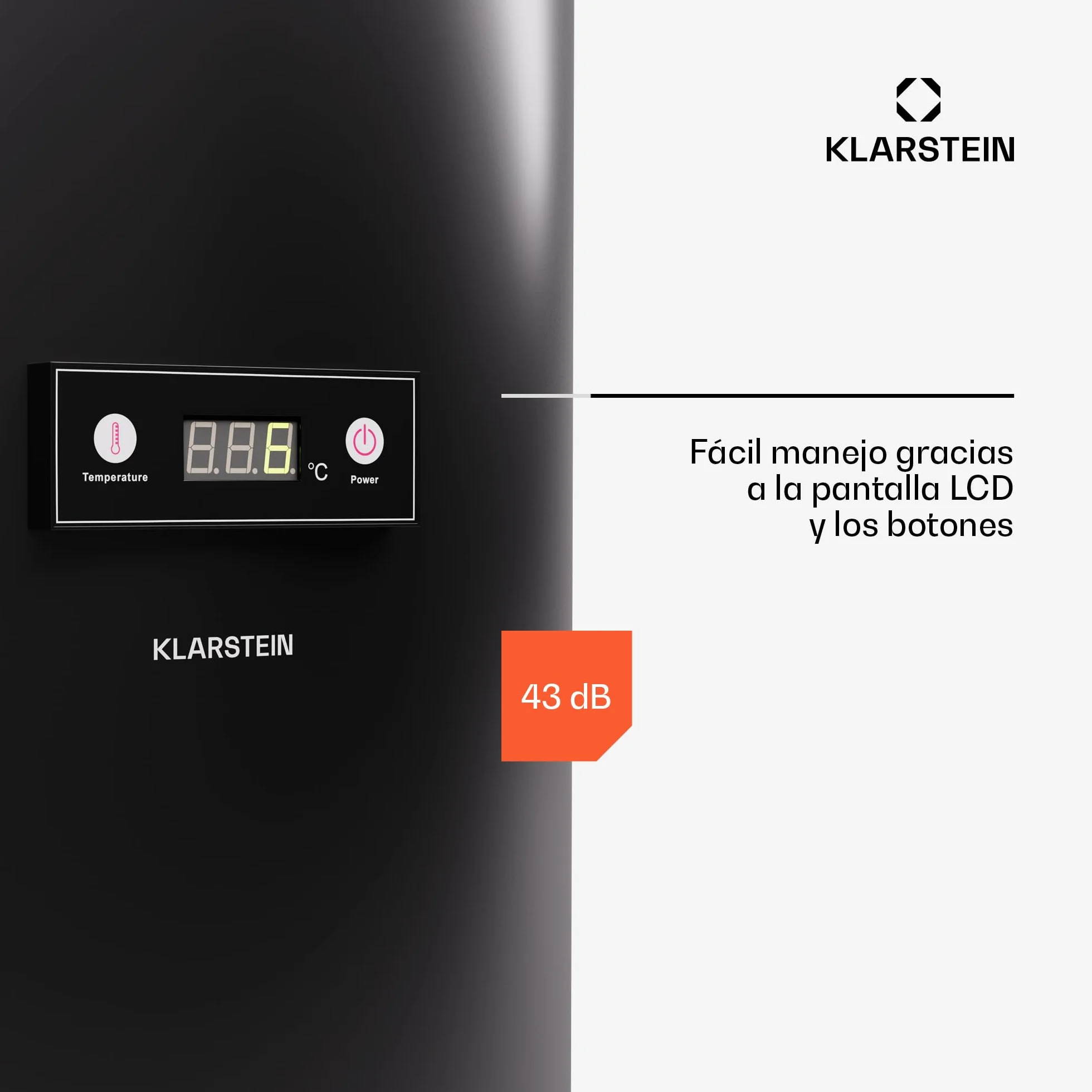 KLARSTEIN Beersafe L Nevera con pantalla LED, frigorífico de acero inoxidable, nevera de bebidas interior/exterior, nevera de vino 70 L