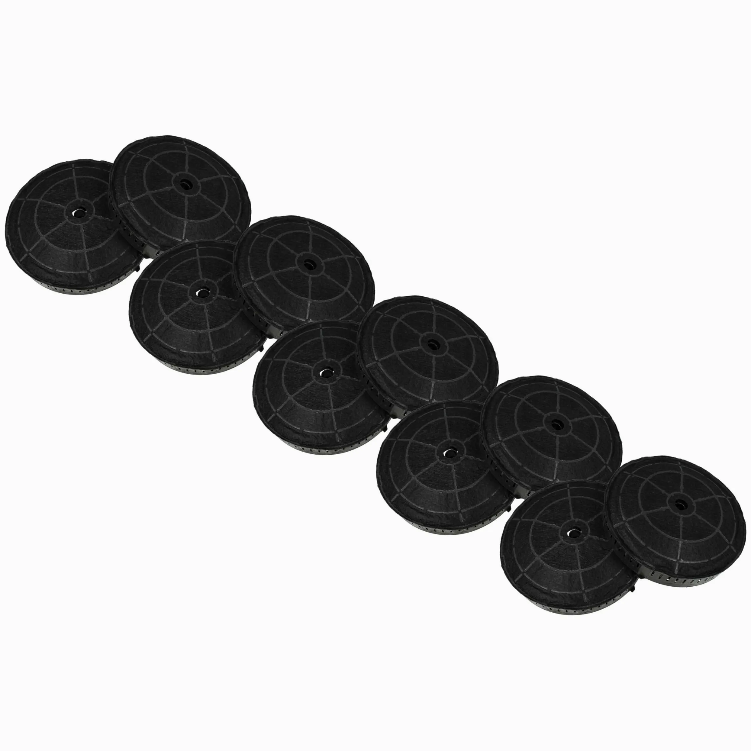 vhbw 10x filtro de carbón activado reemplaza Elica 8020283044777, CFC0140343, CFC0038668 para campanas cocina - 17,2 cm
