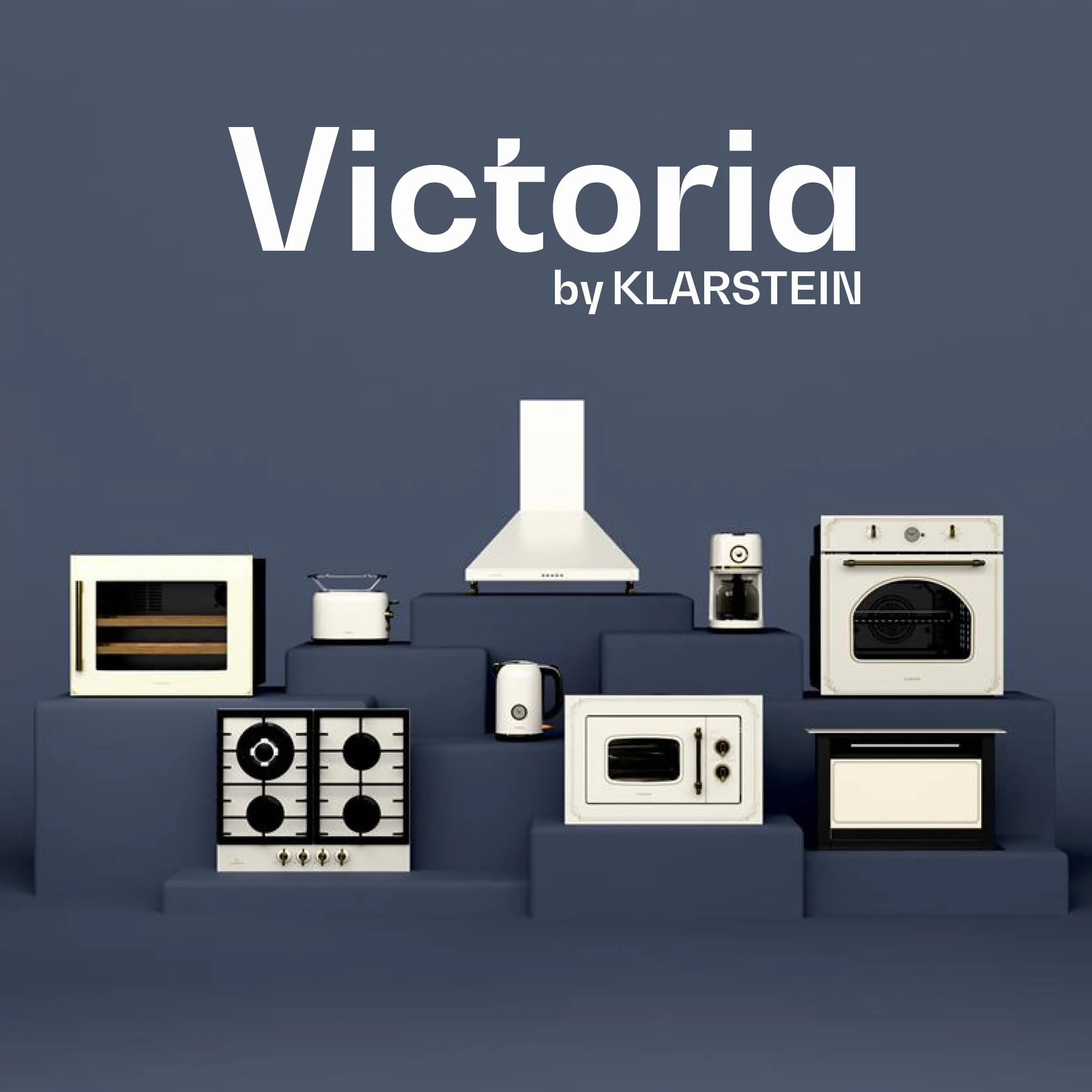 Klarstein Victoria Placa Inducción - 4 Zonas, 7000W Con Potenciadores, Control Deslizante, Temporizador & Bloqueo Infantil, Cristal Cerámico Crema, Diseño Encastrable 59cm