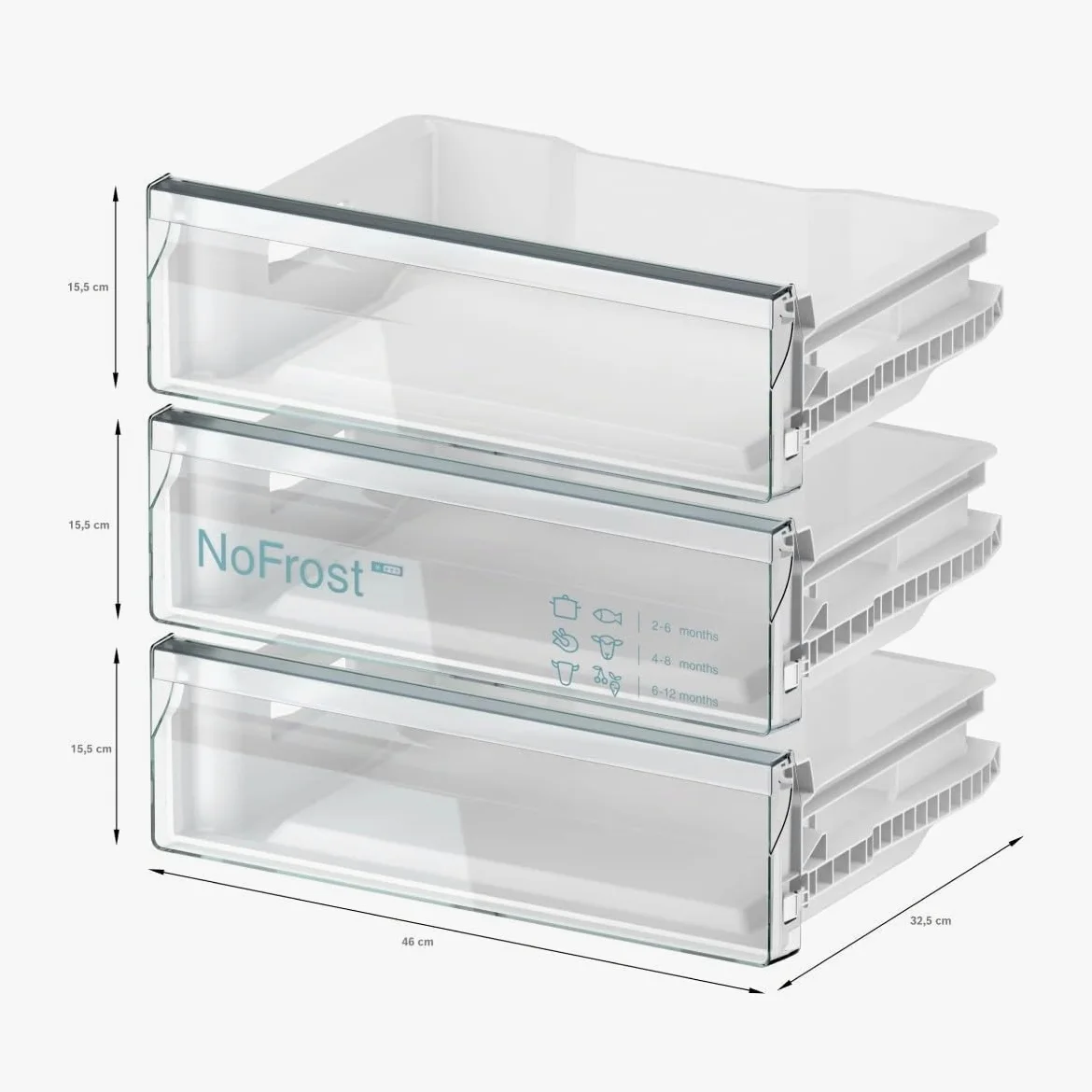 SIEMENS - Congelador Vert. Enc. IQ500 GU21NADE0