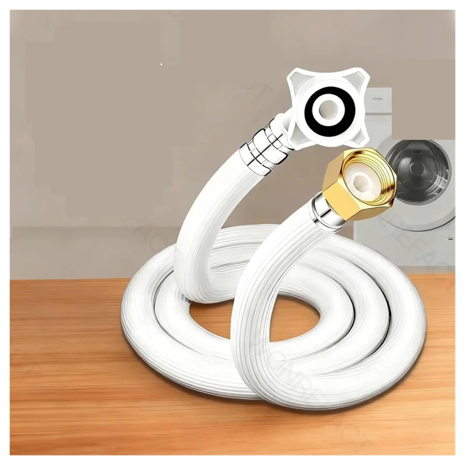 Manguera Extendida Universal A Prueba De Explosiones, Entrada Automática For Lavadora, Manguera De Suministro De Agua Extendida Con Cabezal Antideslizante Roscado(6m)