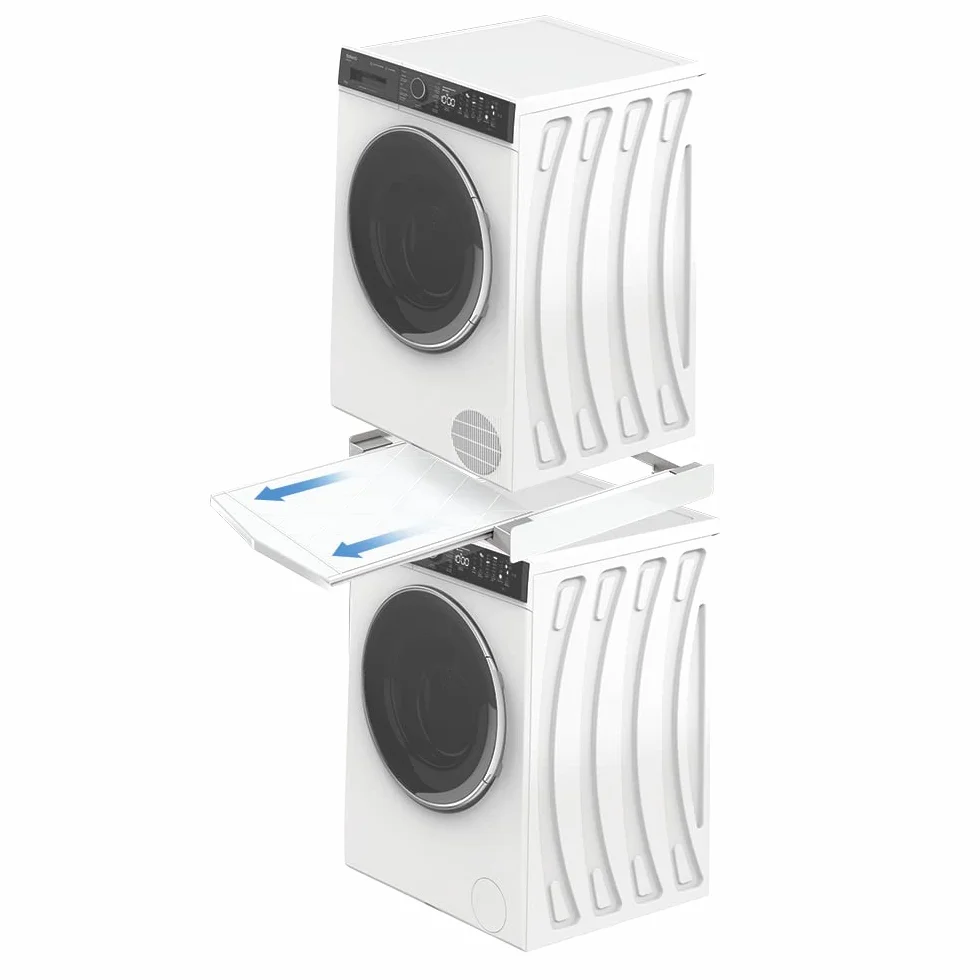 Cecotec Kit de Superposición Universal con Bandeja Bolero para poder unificar Lavadora y Secadora en un único bloque, optimizando espacio. Bandeja extraíble, Fácil instalación