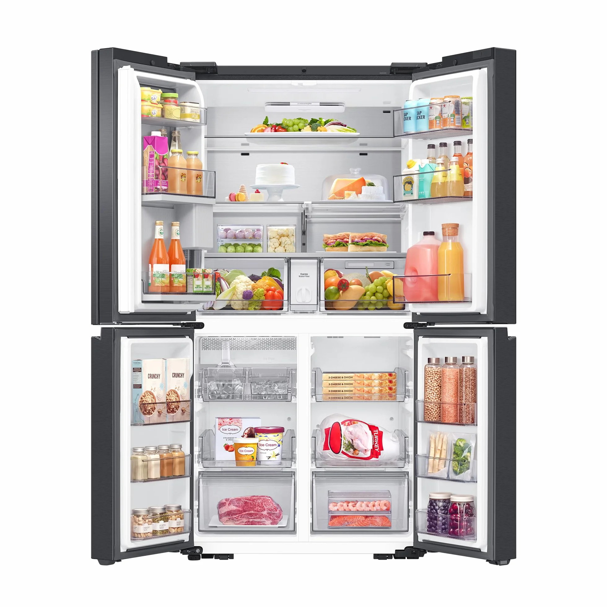 Samsung Frigorífico French Door Bespoke AI Family Hub 183cm 636L Clase E Grafito RF65DG9H0EB1EF