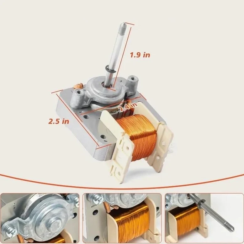 For motor de ventilador horno EAU61865302, convección 110 V compatible con gama/estufa LG