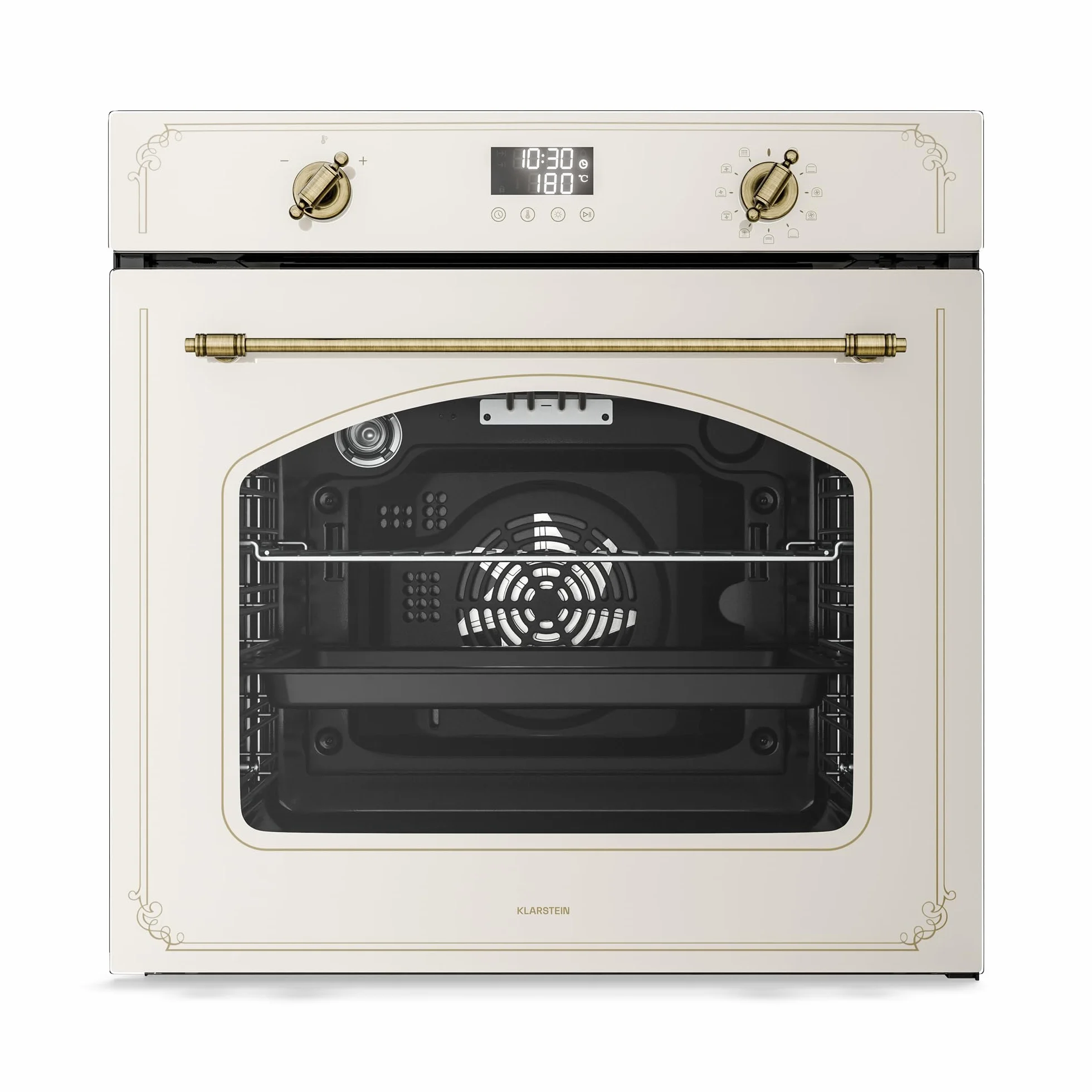 Klarstein Victoria Pyro Horno Eléctrico Empotrable 76L 11 Funciones Pirólisis Clase A 60 cm