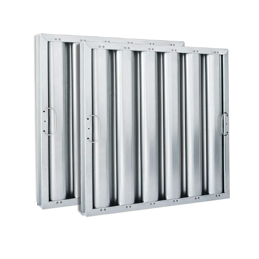 Kleen-Gard Filtro de campana de cocina comercial de aluminio, 20 x 25 x 2, paquete de 2