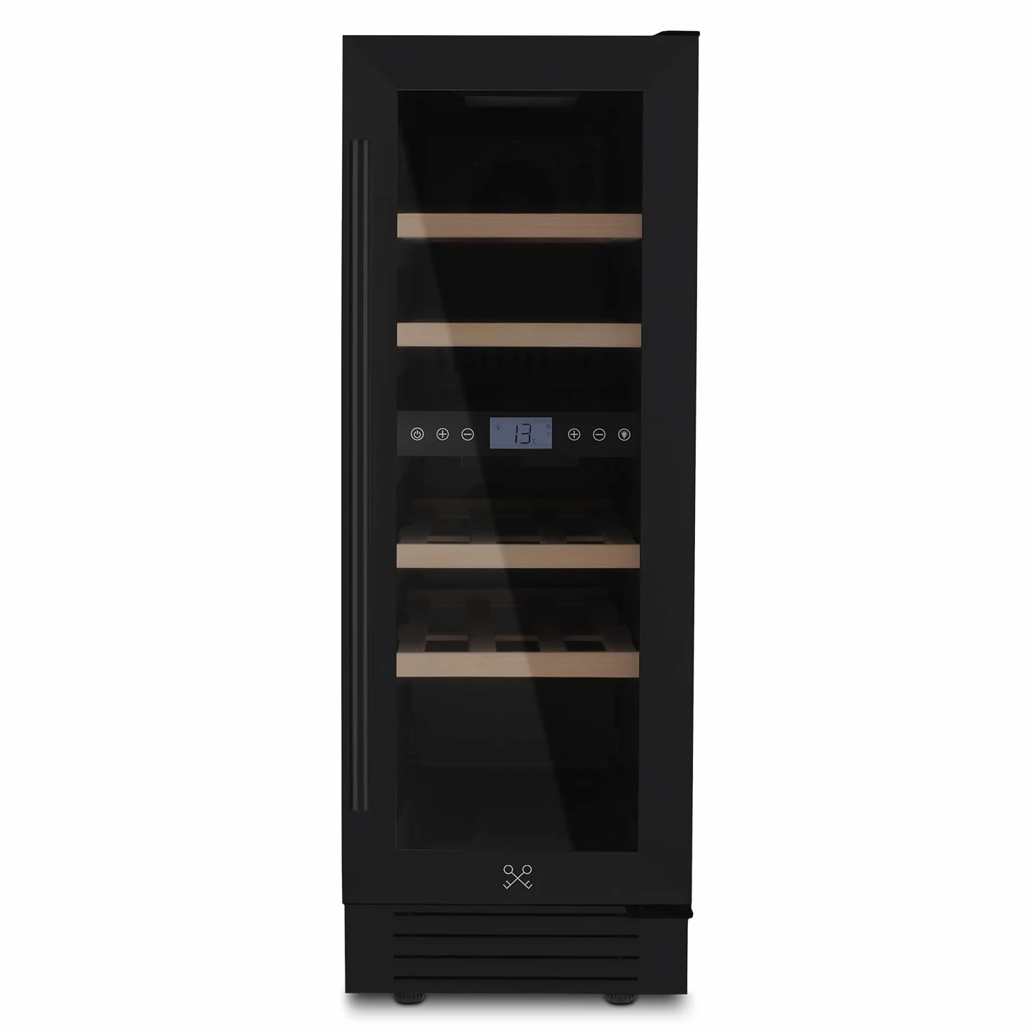 LES PETITS CHAMPS Vinoteca encastrable 17 botellas CAVCEDB17, 53L, Negro