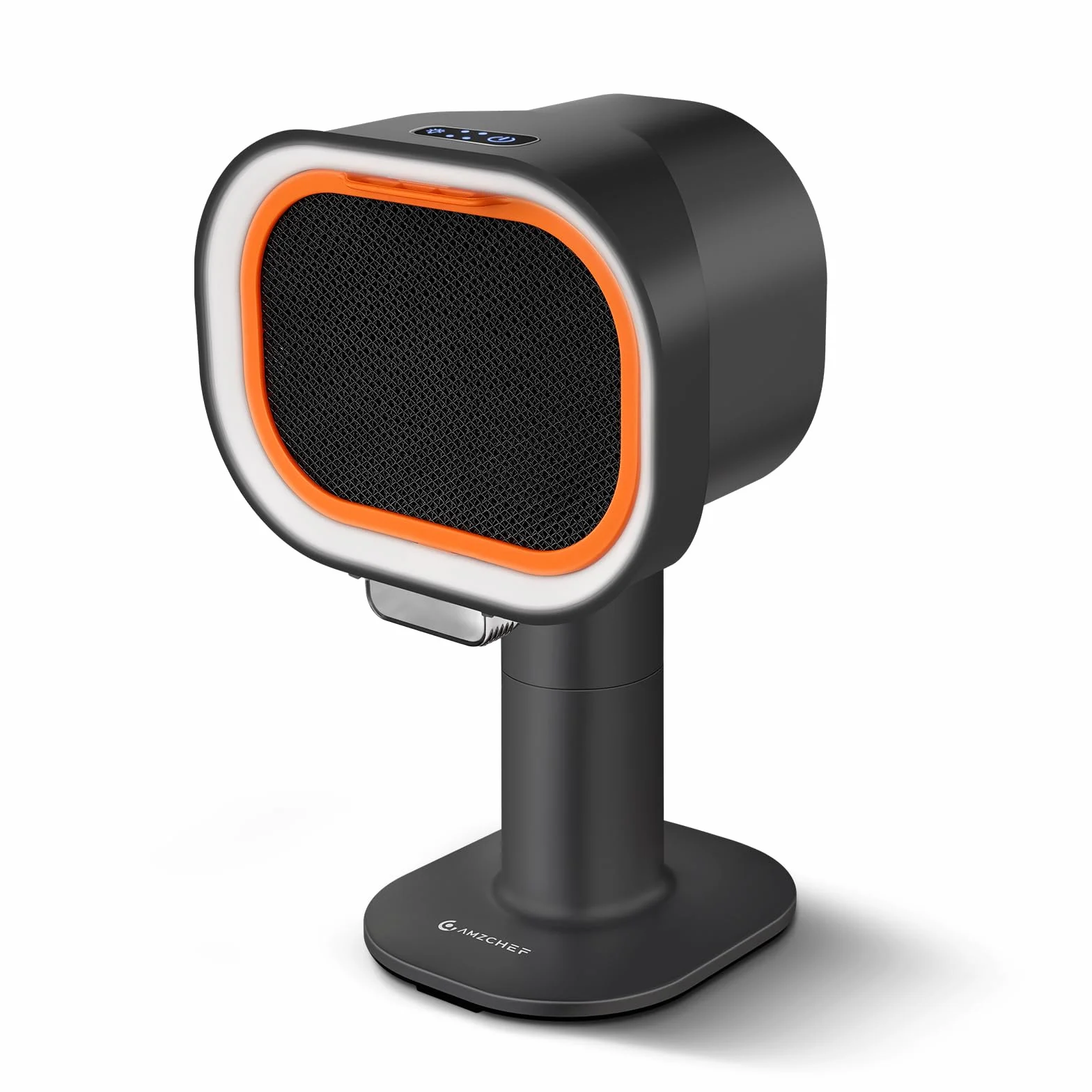 AMZCHEF Campana extractora portátil con altura telescópica e inclinación de 40°, 4 modos de velocidad, silenciosa, filtro de aluminio de gran calibre para apartamentos/BBQ/RV