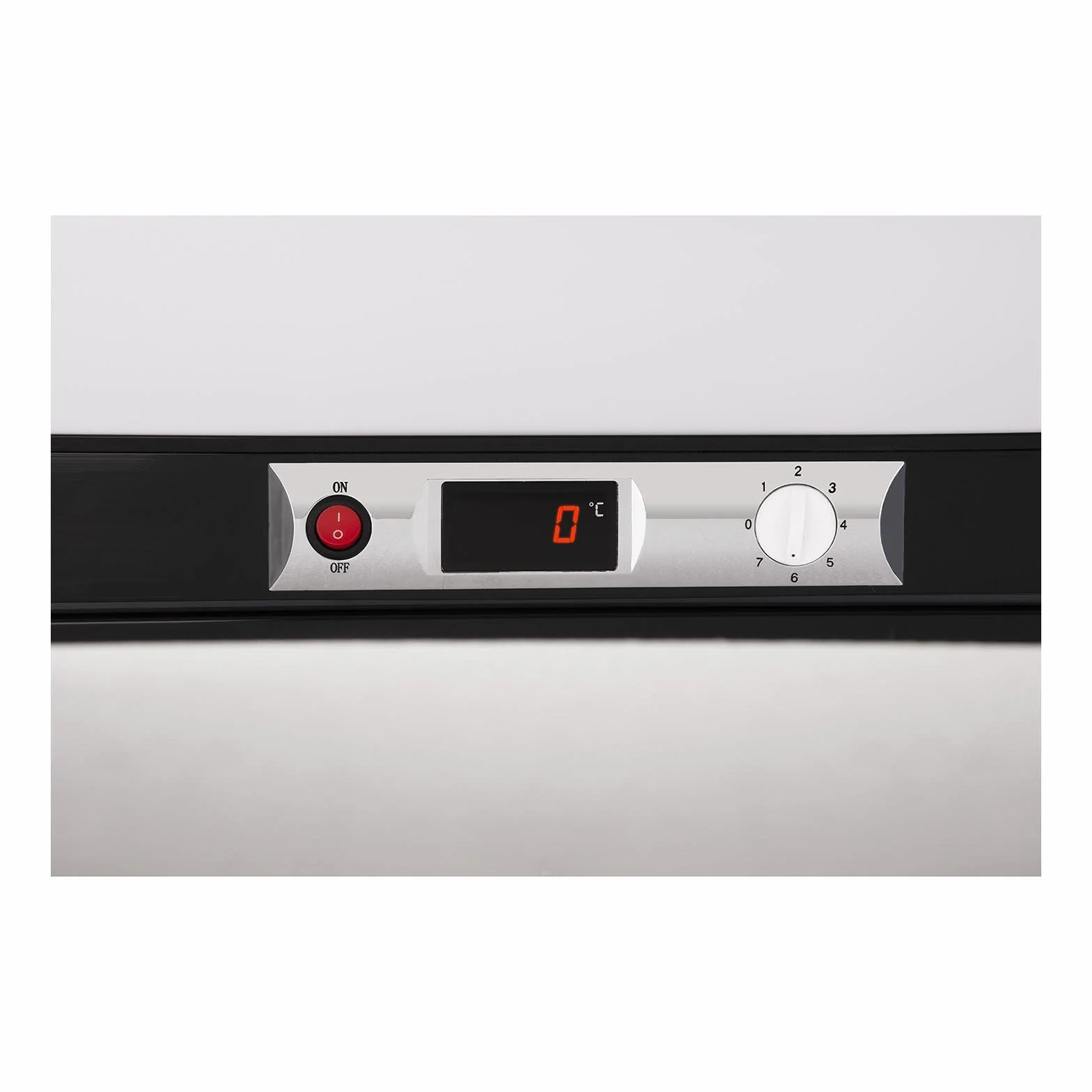 Royal Catering Nevera Expositora Para Bebidas RCGK-W278 (278 L, 210 W, 4 estantes, Puerta de cristal batiente con cerradura, Rango de temperatura 2–8 °C)