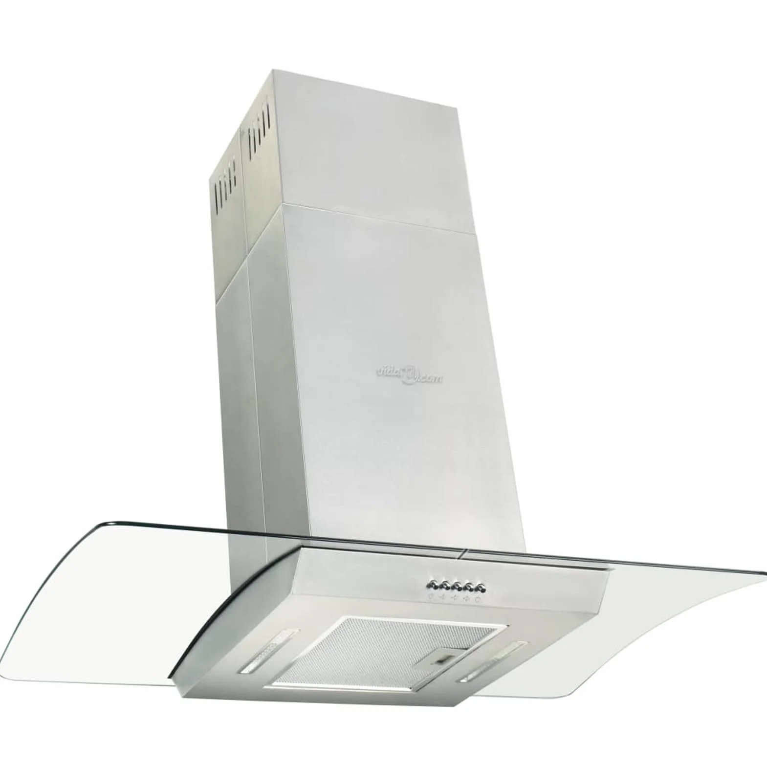 BaraSh Campana extractora de Techo 90 cm Acero Inoxidable 756 m³/h LED Campana Extractora Isla