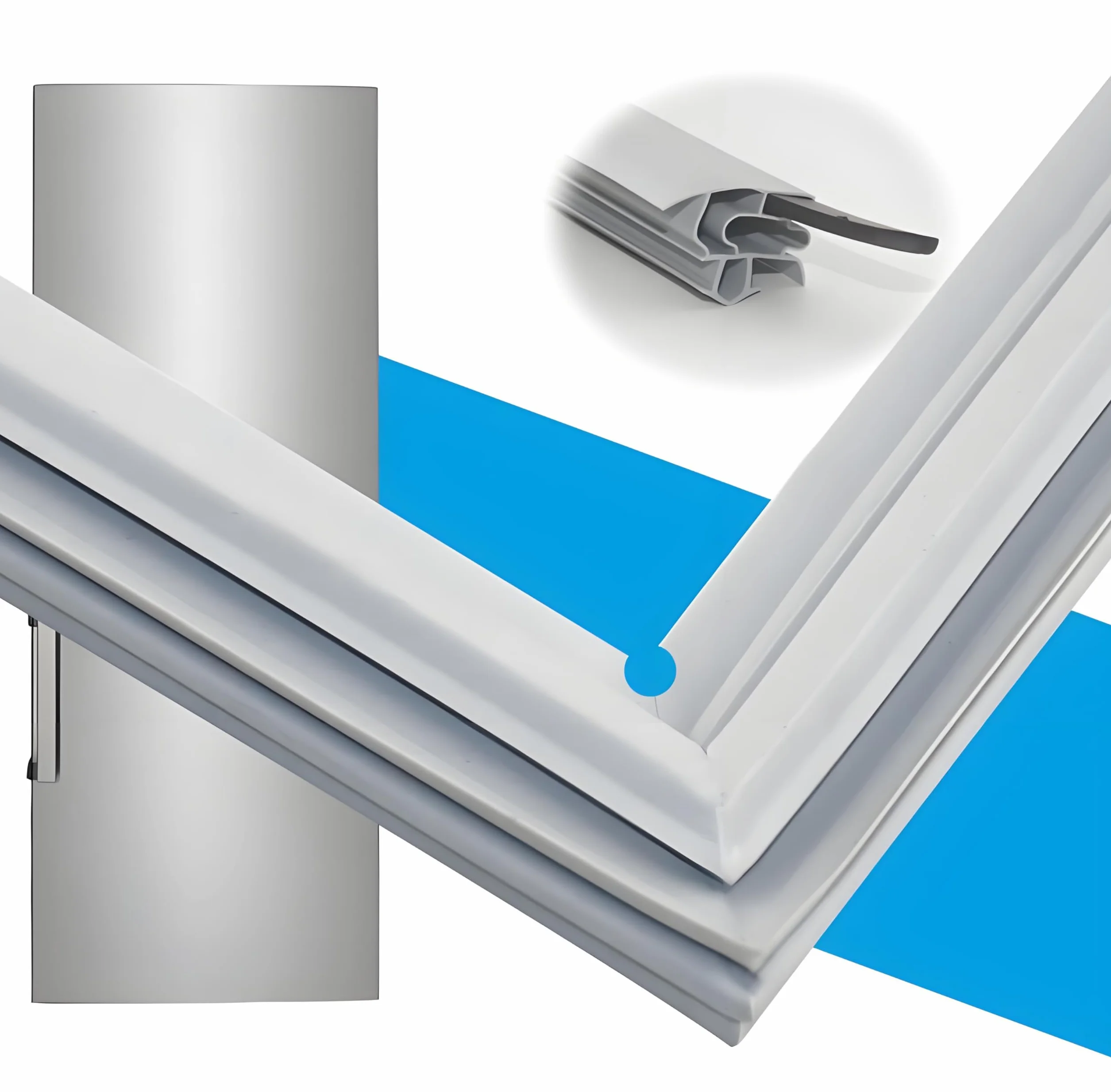 Junta para Puerta de frigorífico, Juego de reparación para frigorífico, combinación de congelador, Goma Universal,para Auto-preparación/frigorífico, Accesorios para refrigeración