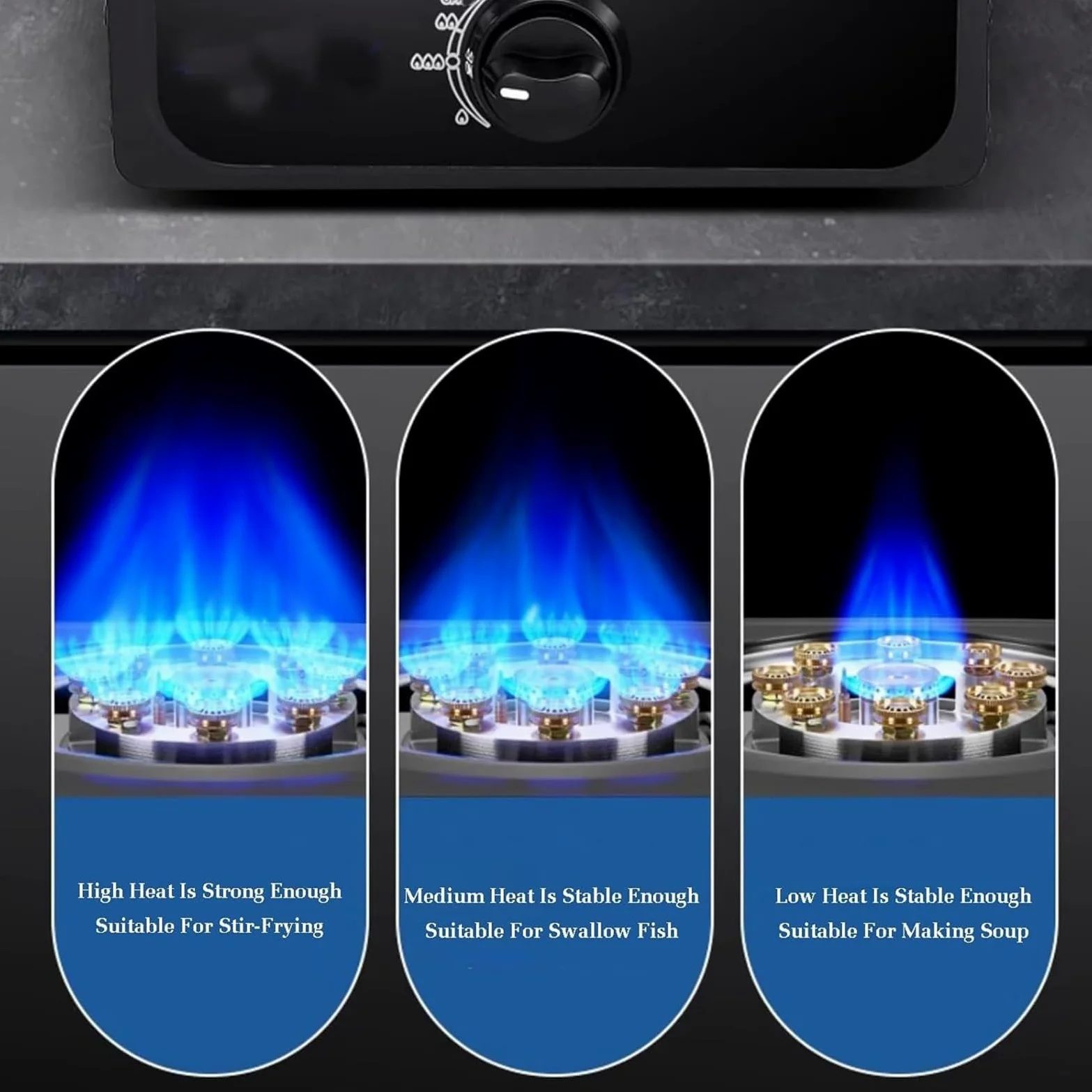 THEGA Estufa De Gas, Portátil De Propano, con Encendido Automático, De Acero Inoxidable, para Catering, con Reguladores Interiores De 4.0 KW, Ideal para Cocinar Al Aire Libre(NG)