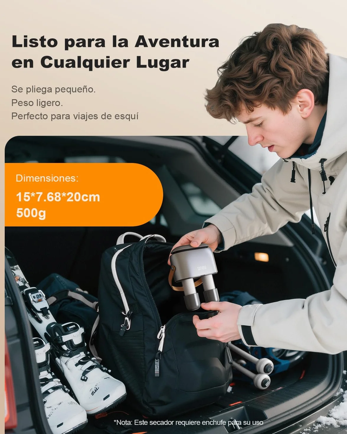 SOTHING Secador de Zapatos Eléctrico con Ozono: Pantalla Digital, 3 Niveles de Calor, Temporizador 1-9H, Tubos Telescópicos 30 cm para Zapatos, Botas y Guantes Deportivos