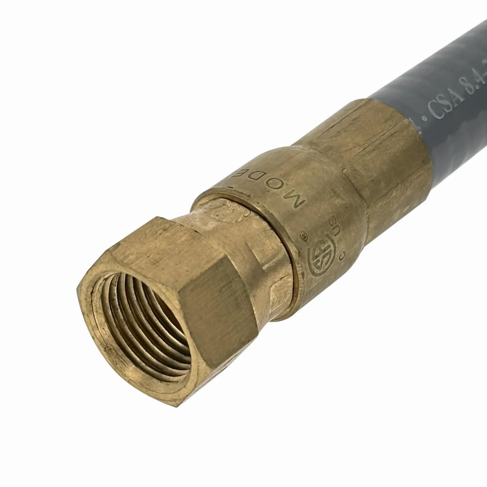 Manguera de gas natural de 3/8 pulgadas de diámetro interior con conexión rápida, línea de gas natural para parrilla, horno de pizza, calentador y más aparatos de baja presión, certificado CSA