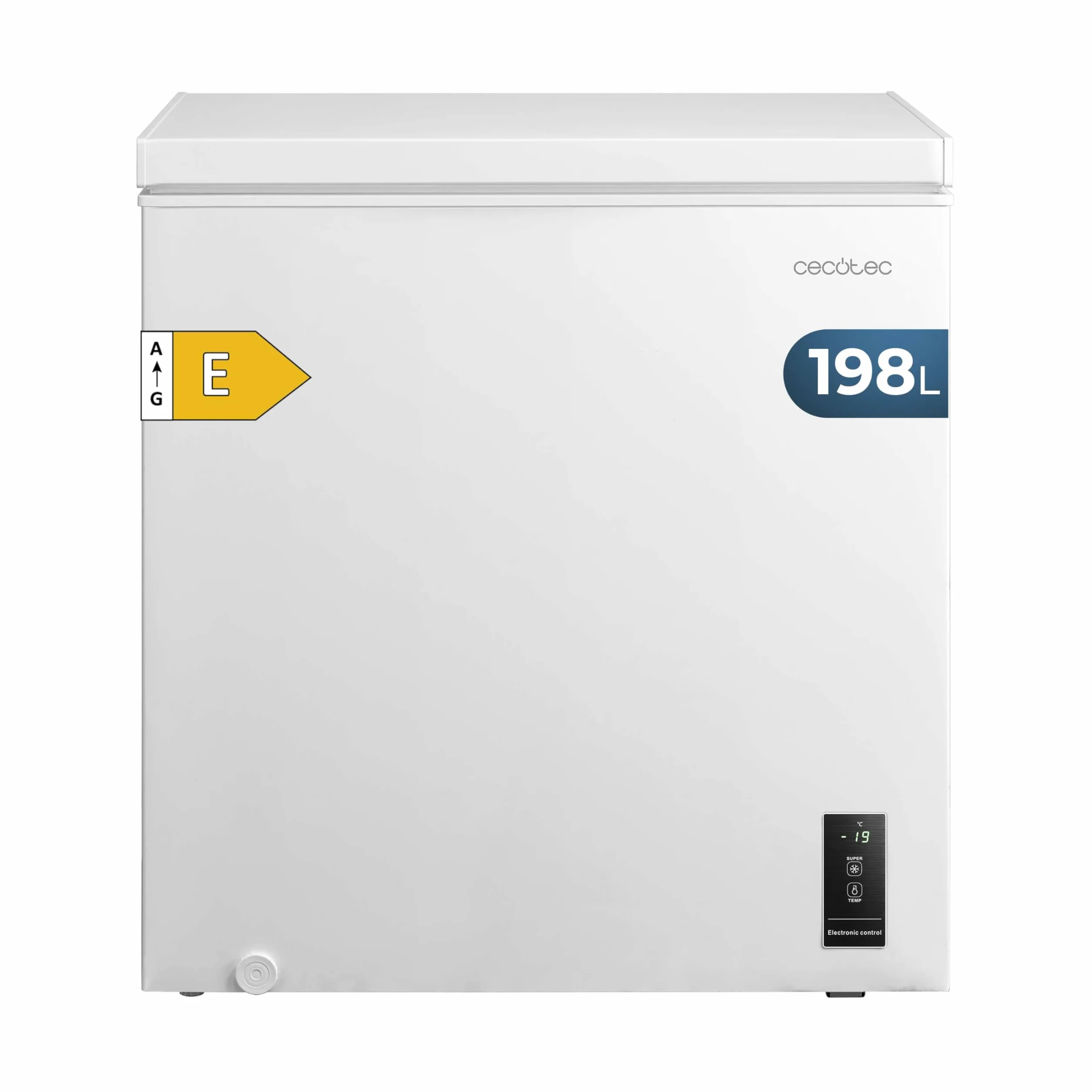 Cecotec Bolero CoolMarket Chest 198P Congelador Horizontal 198L Biały